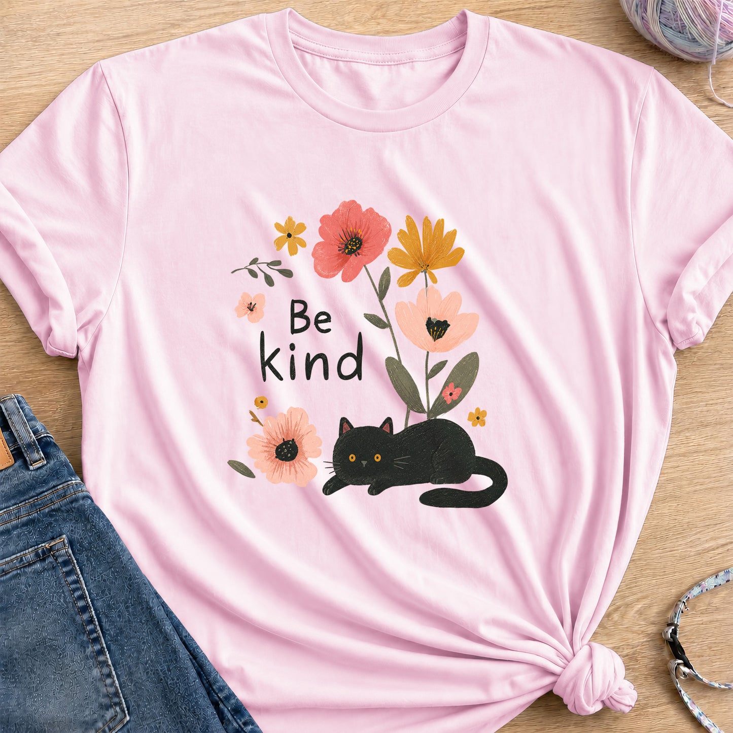 Be Kind T-Shirt — Light Pink