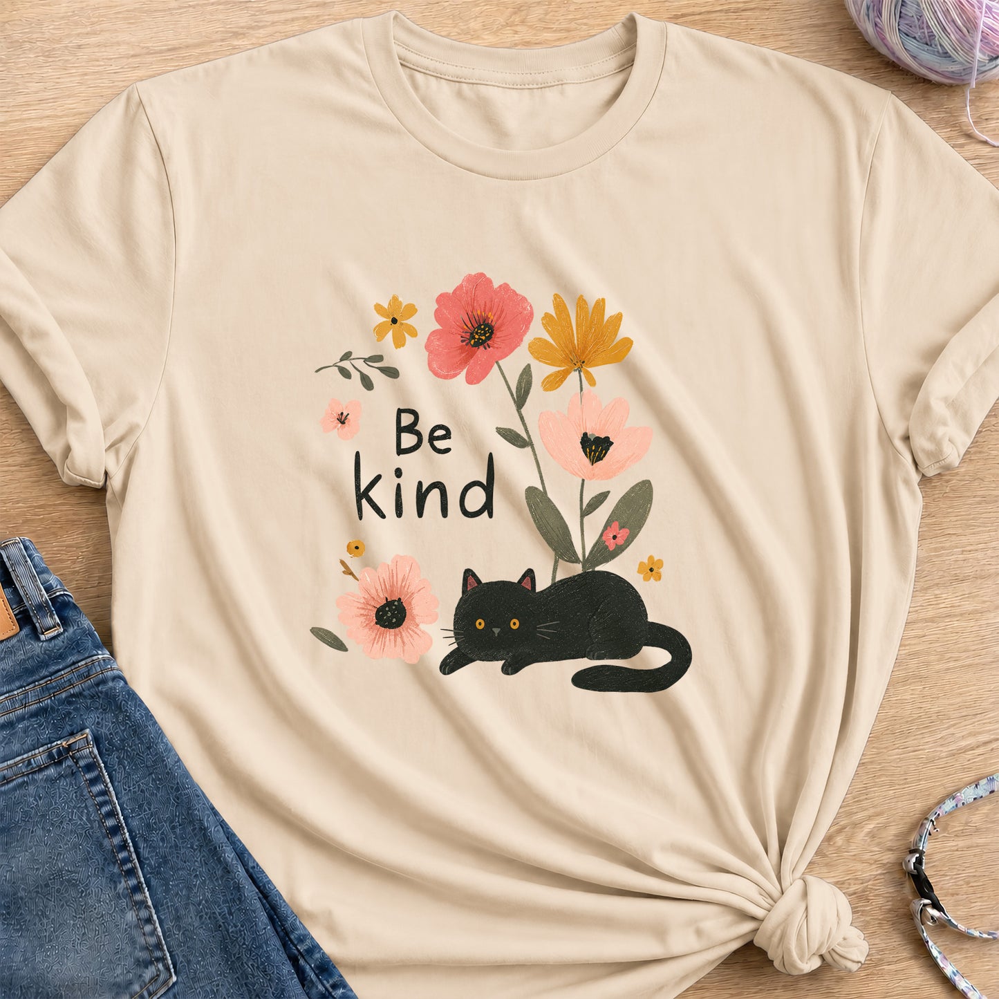 Be Kind T-Shirt — Sand