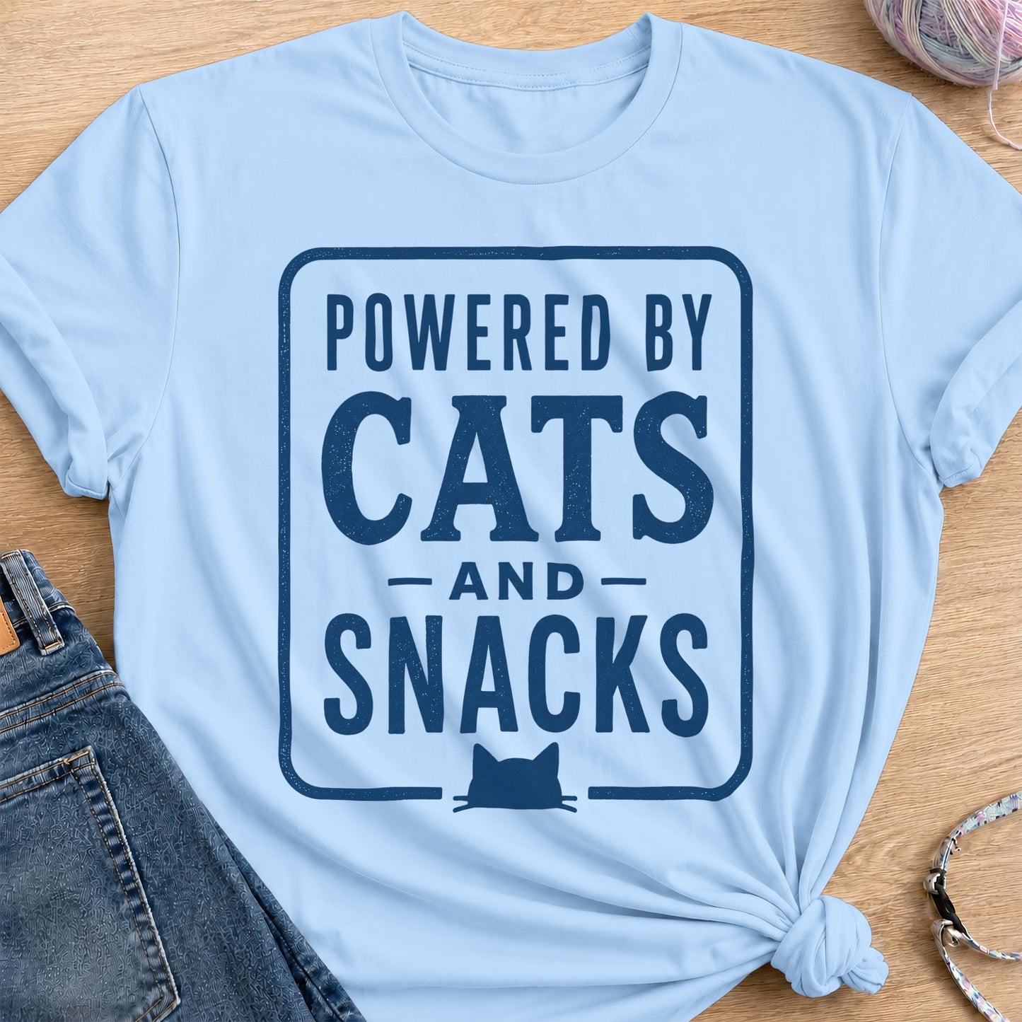Power Fuel T-Shirt — Light Blue
