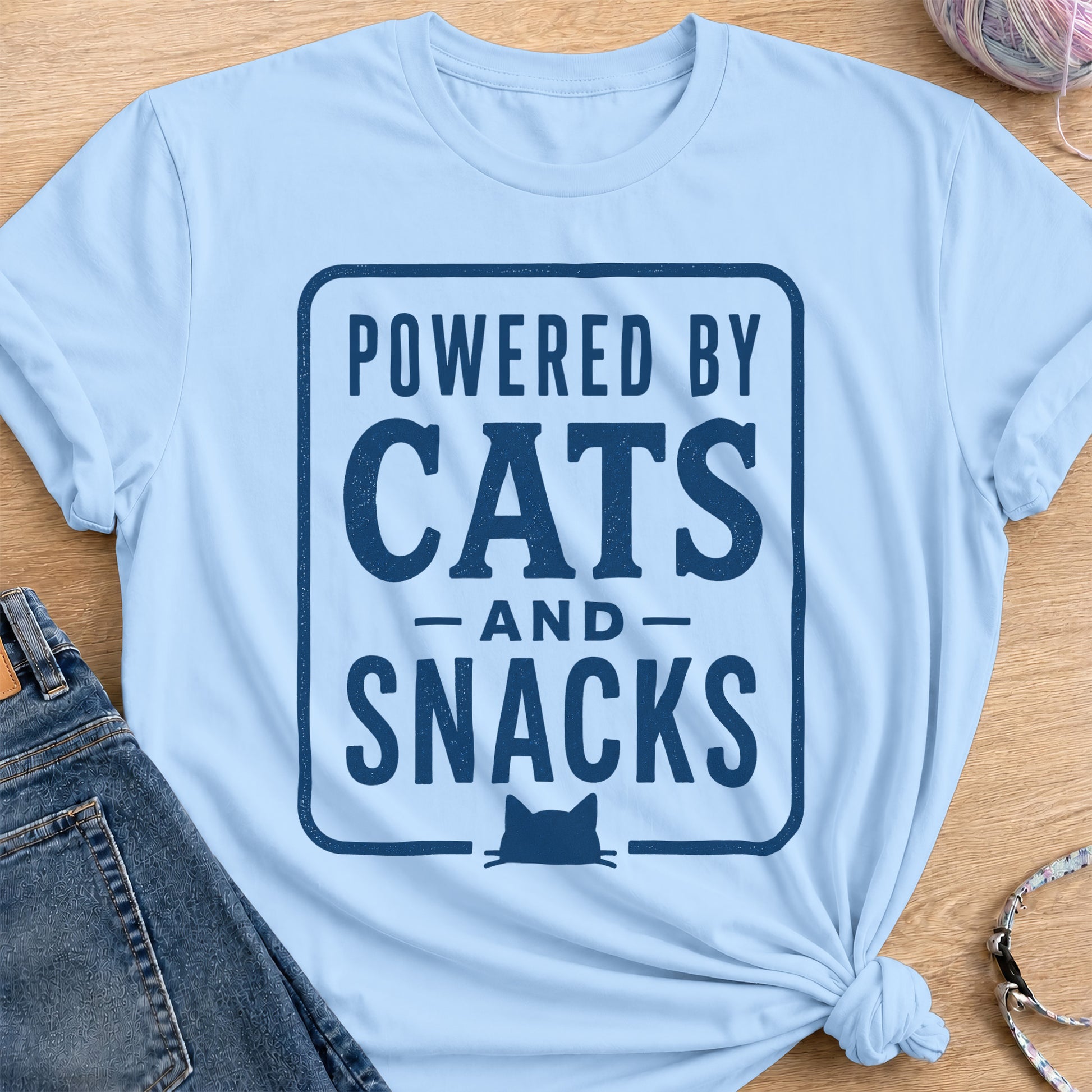 Power Fuel T-Shirt — Light Blue