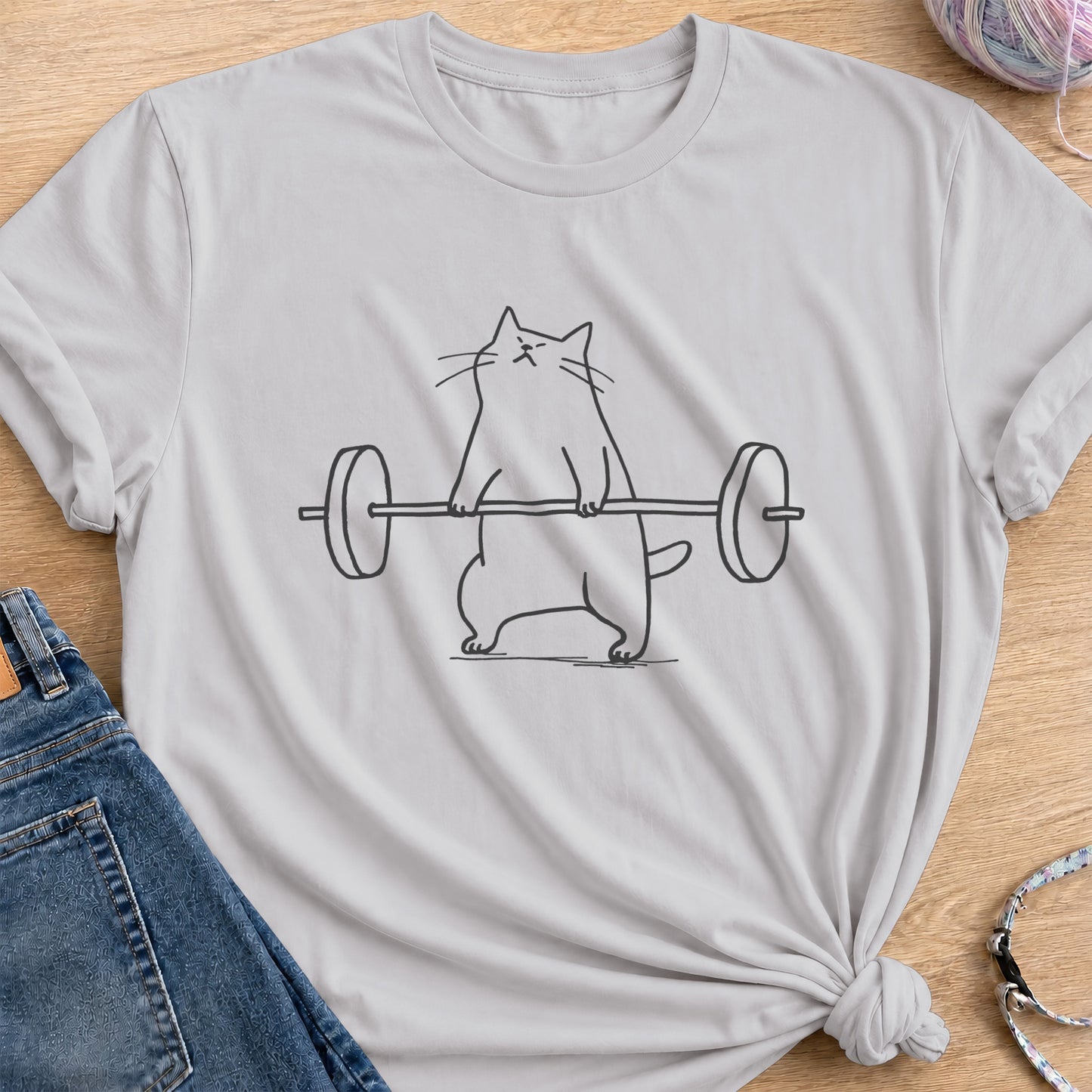 Lifting T-Shirt — Ice Grey