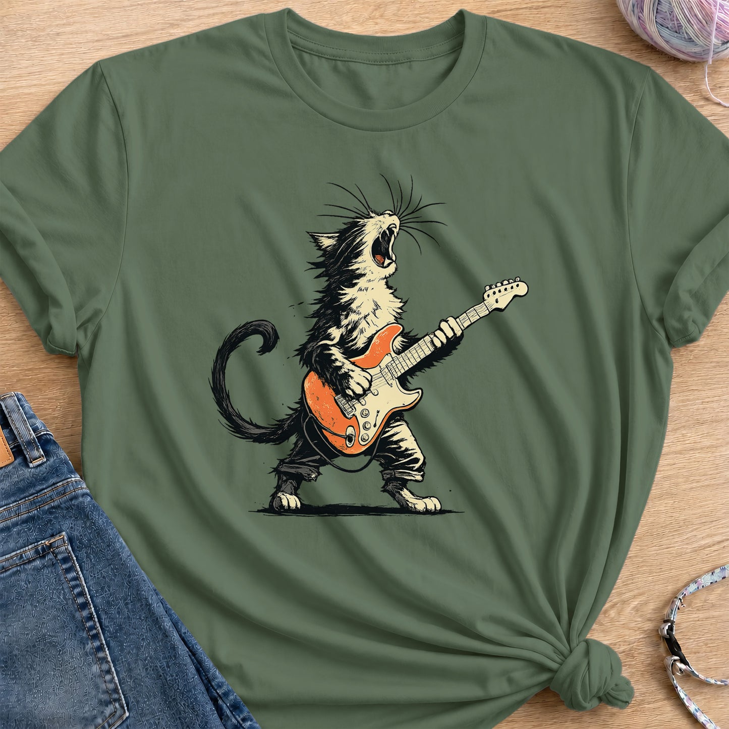 Private Concert T-Shirt — Military Green