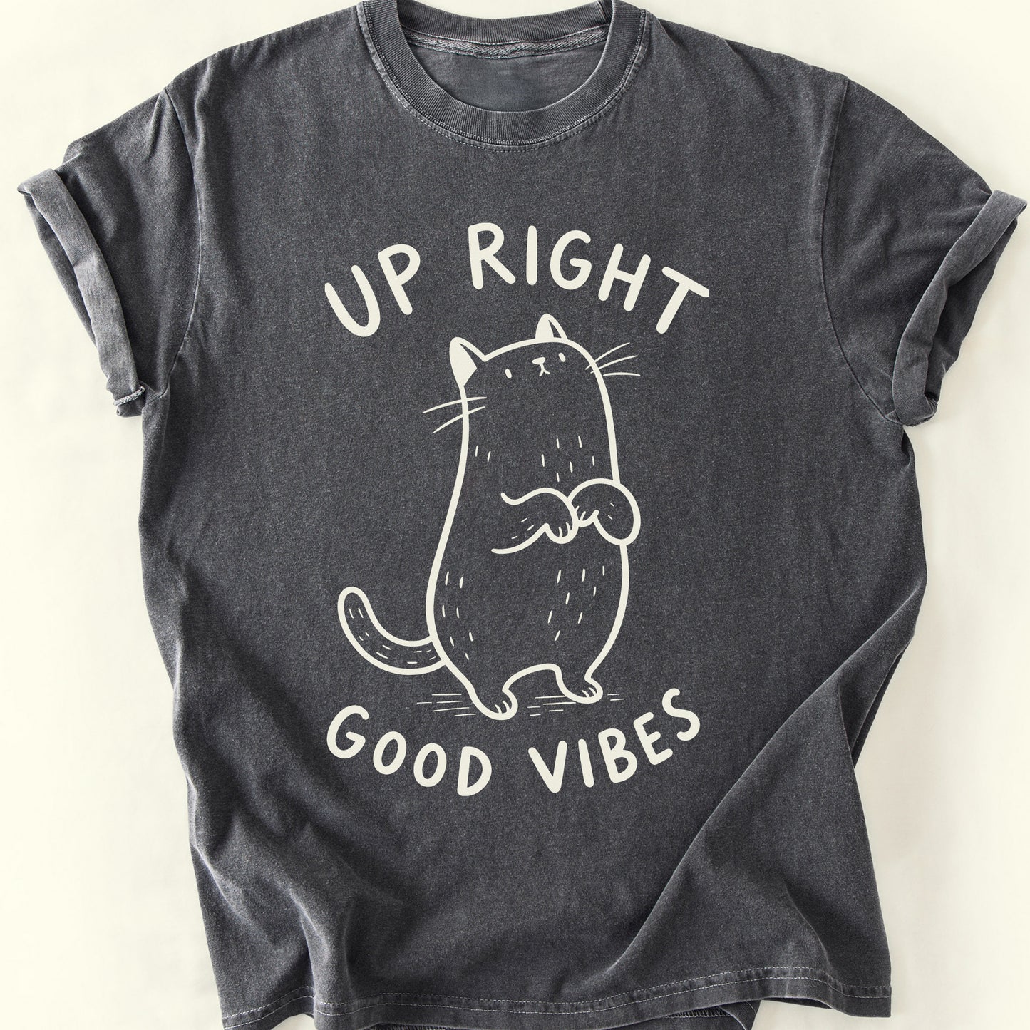 Up Right T-Shirt — Pepper