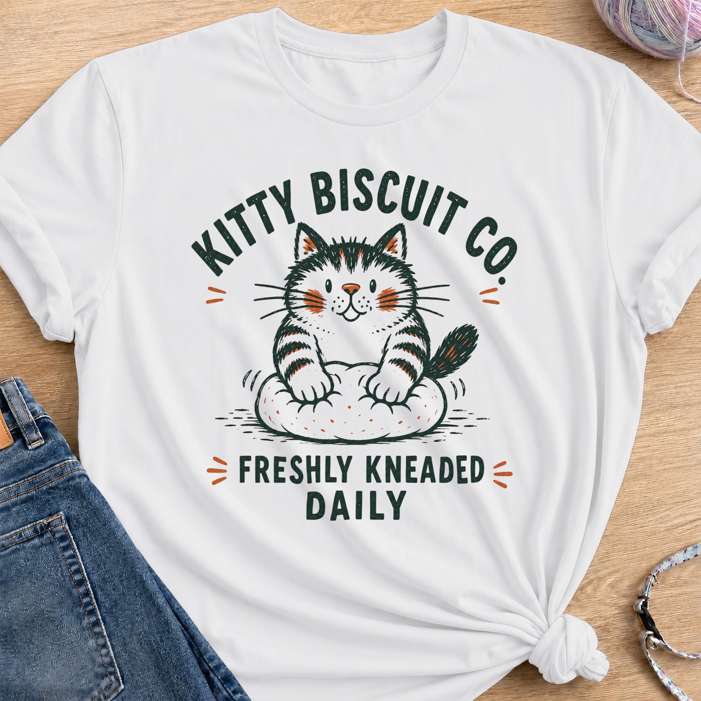 Biscuit Co T-Shirt — White
