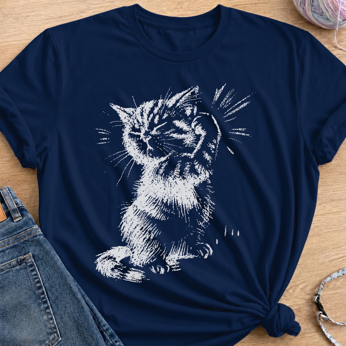Bicep T-Shirt — Navy