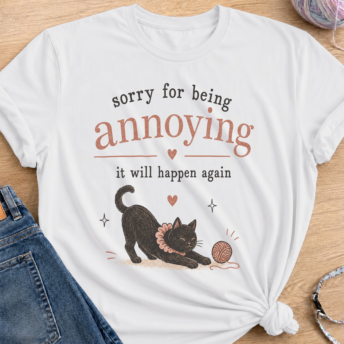 So Sorry T-Shirt — White