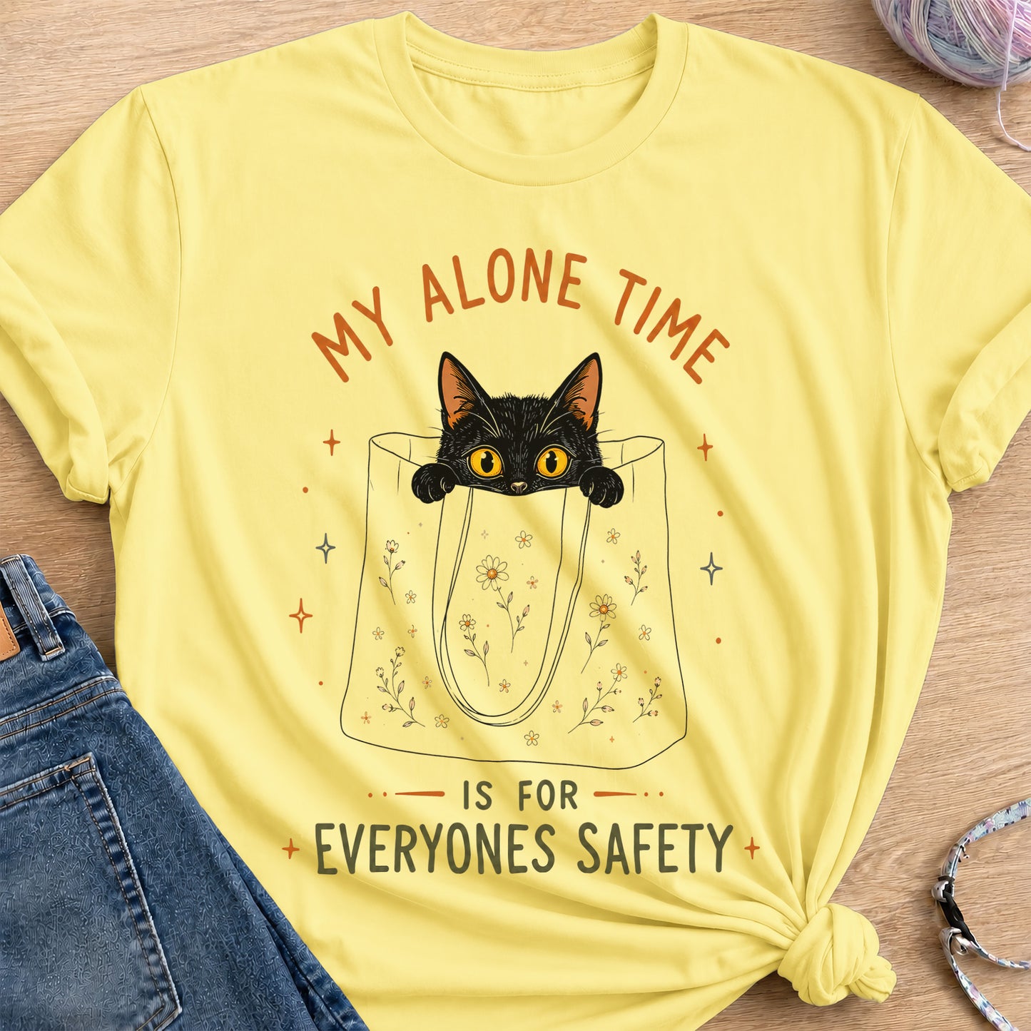 Safety T-Shirt — Cornsilk