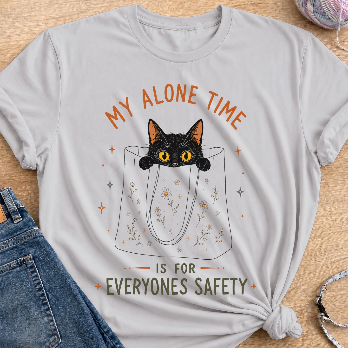 Safety T-Shirt — Ice Grey