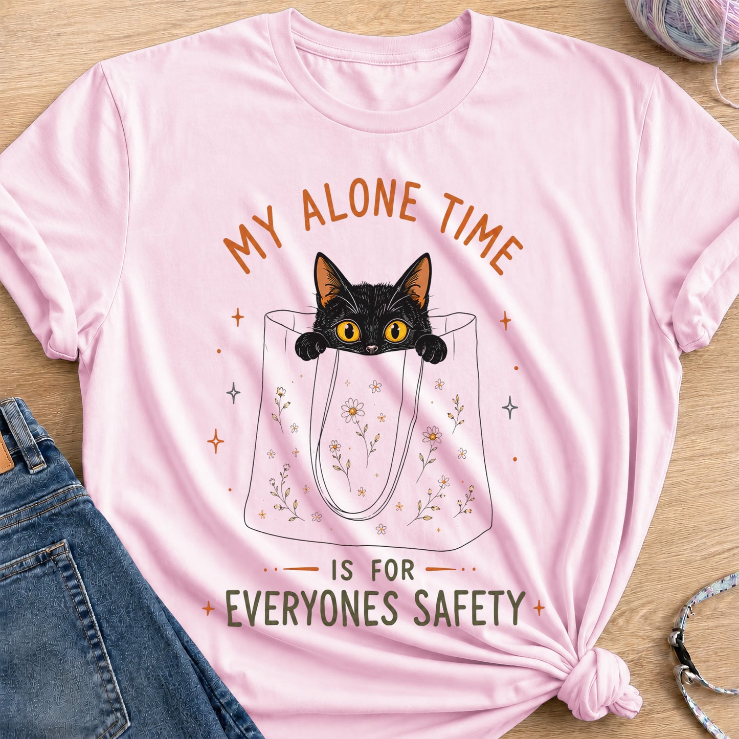 Safety T-Shirt — Light Pink