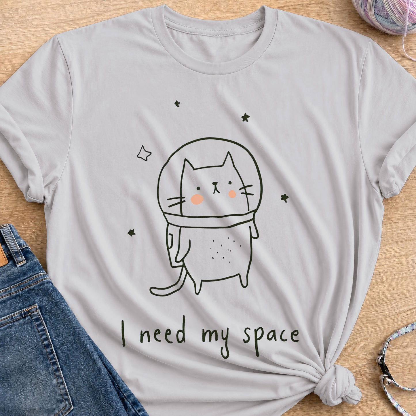 My Space T-Shirt — Ice Grey