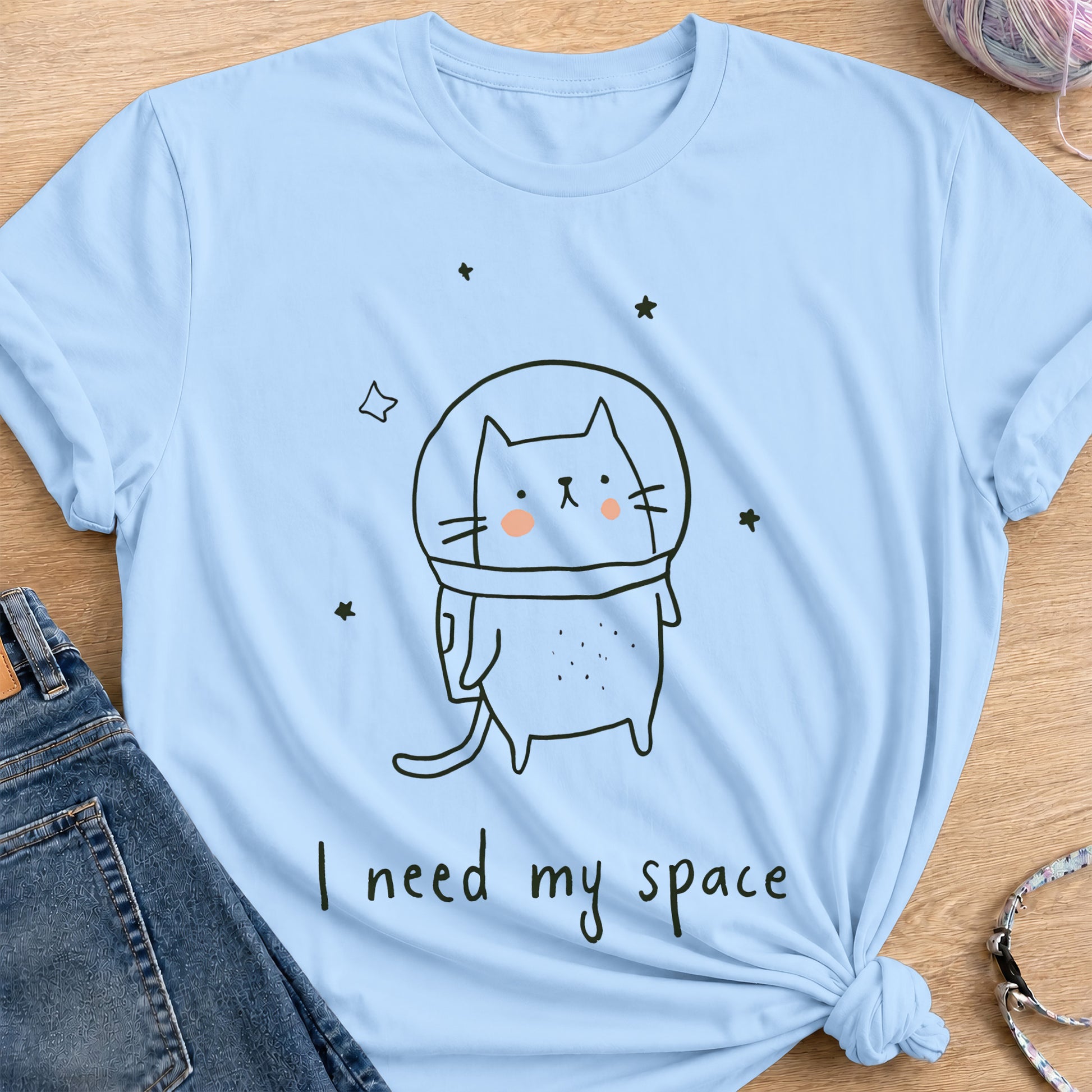 My Space T-Shirt — Light Blue