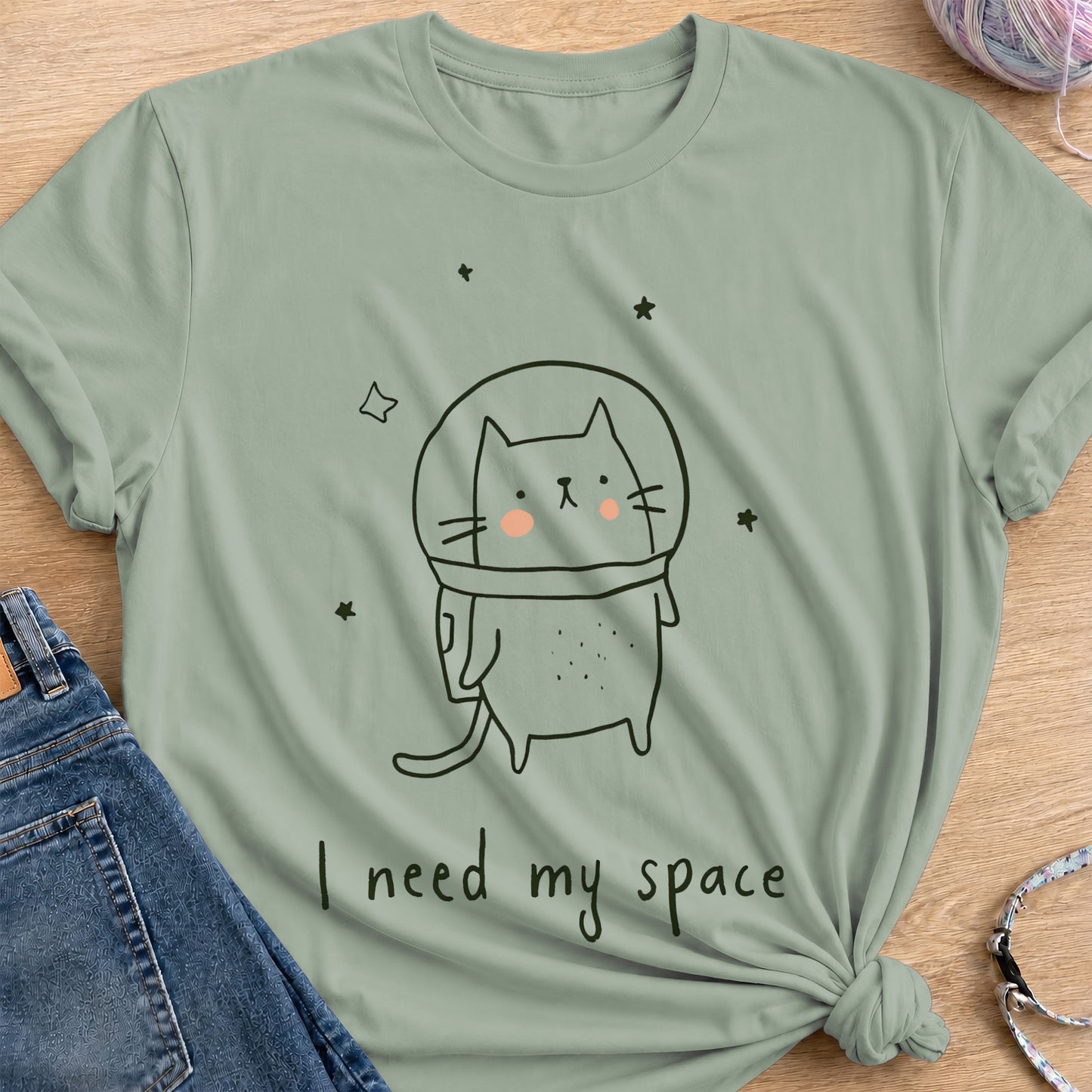 My Space T-Shirt — Sage