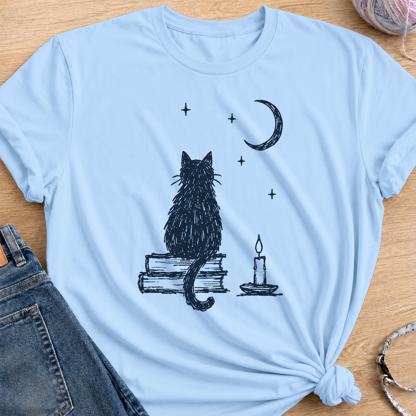 Moon Watch T-Shirt — Light Blue