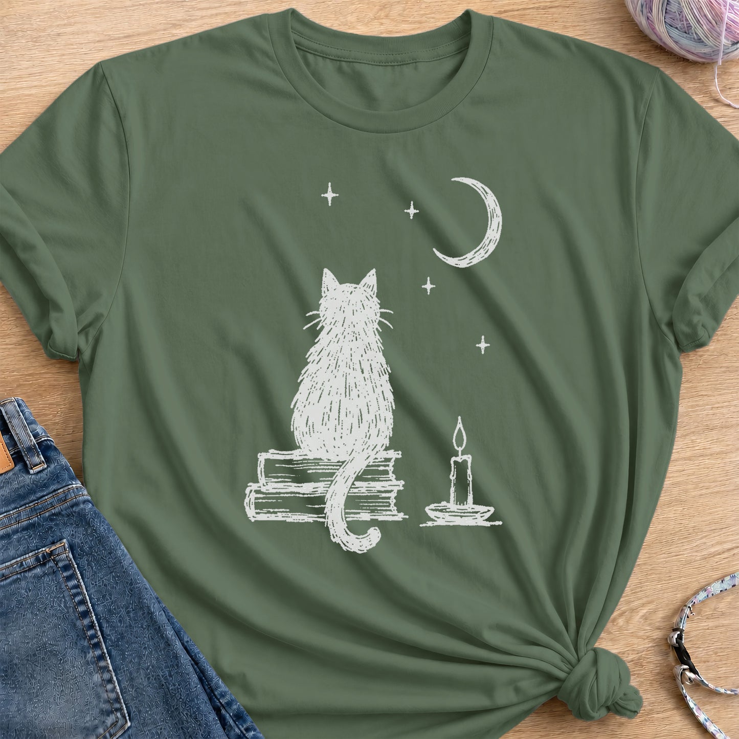Moon Watch T-Shirt — Military Green