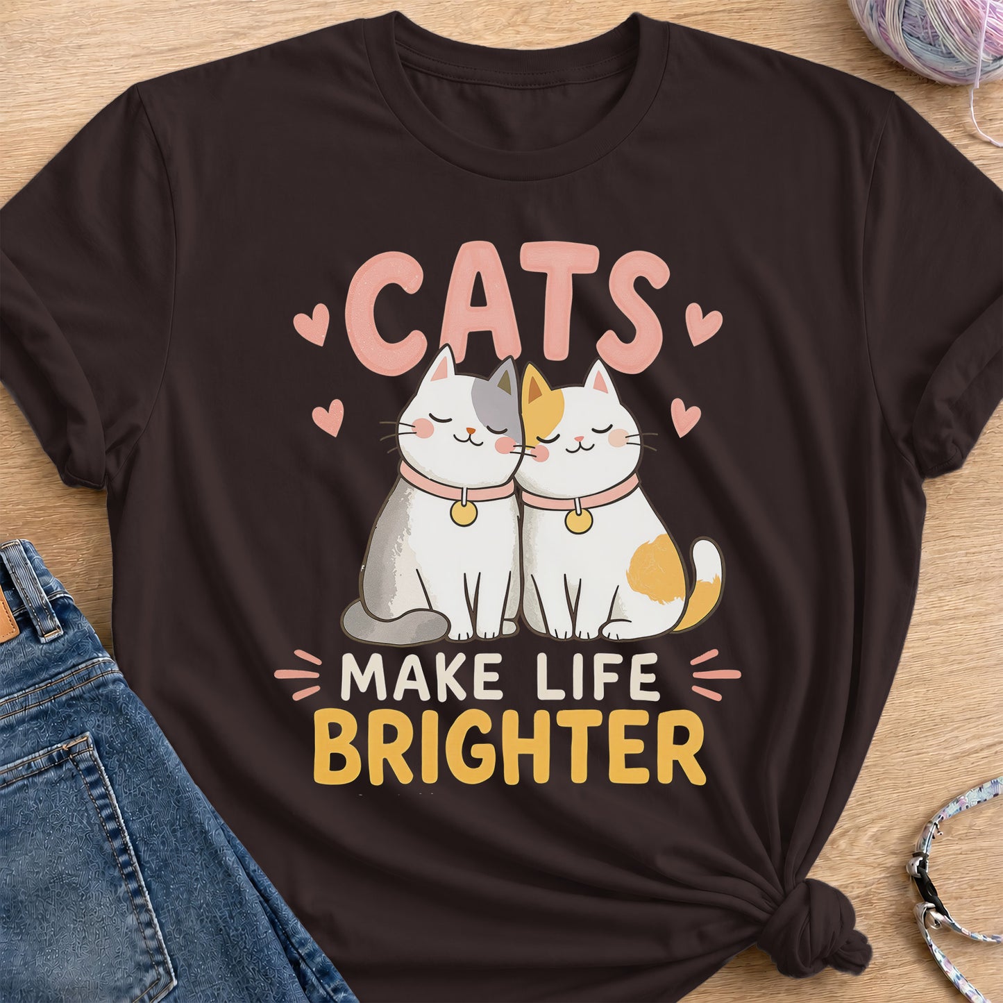 Brighter Life T-Shirt — Dark Chocolate