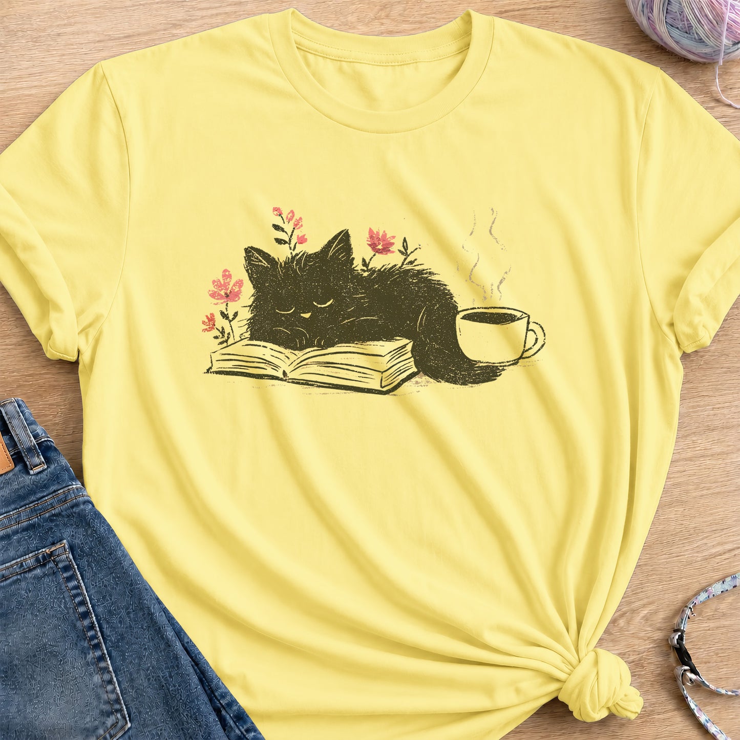 Reading Break T-Shirt — Cornsilk