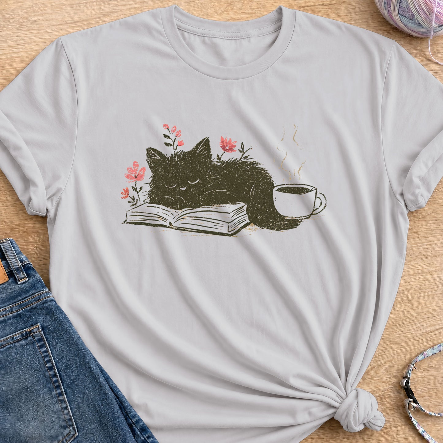 Reading Break T-Shirt — Ice Grey
