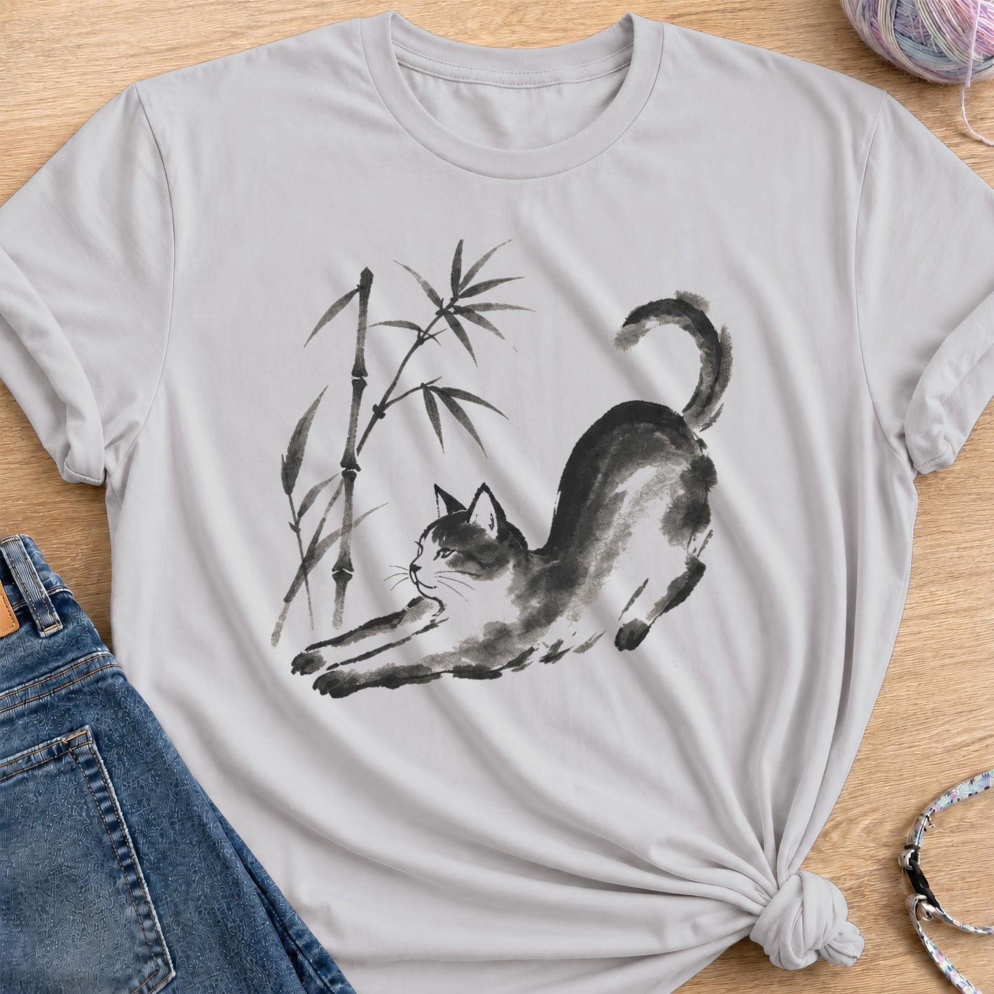 Bamboo Stretch T-Shirt — Ice Grey