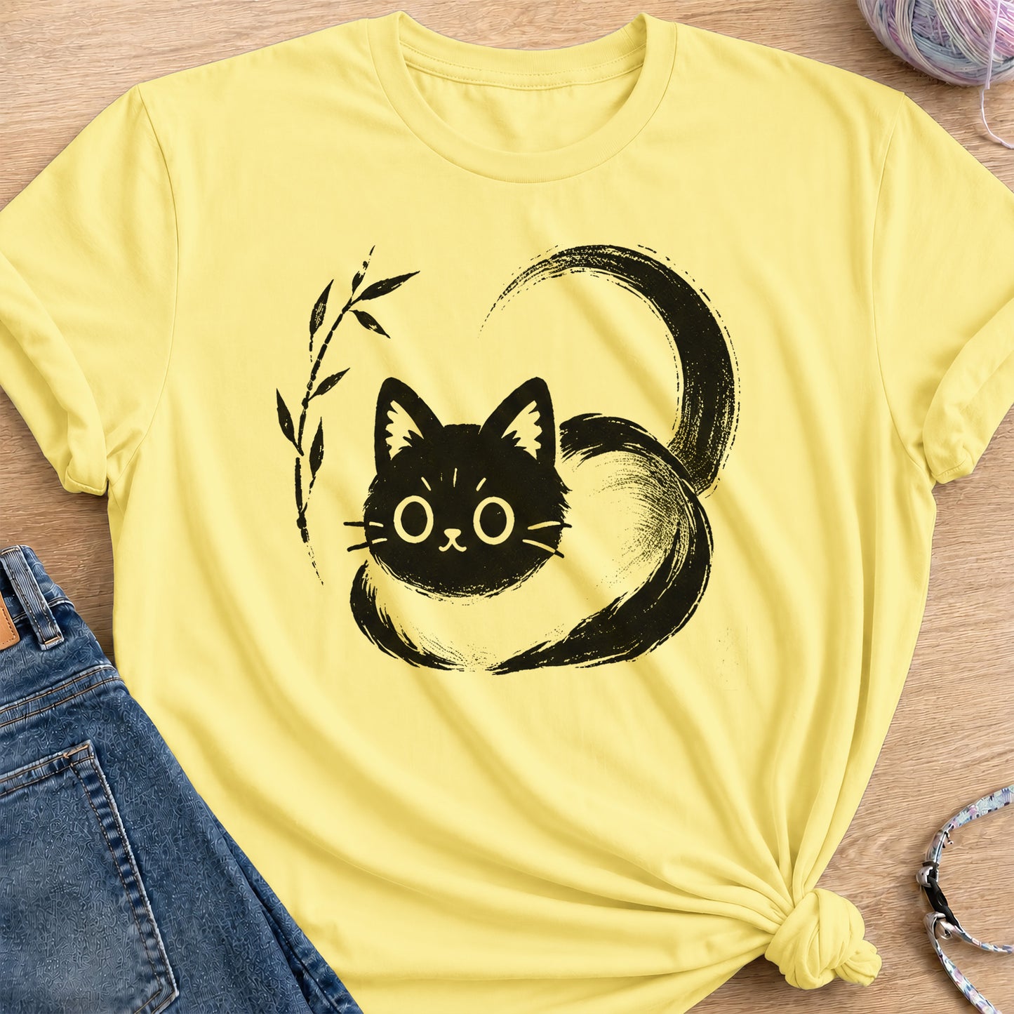 Brush Loaf T-Shirt — Cornsilk