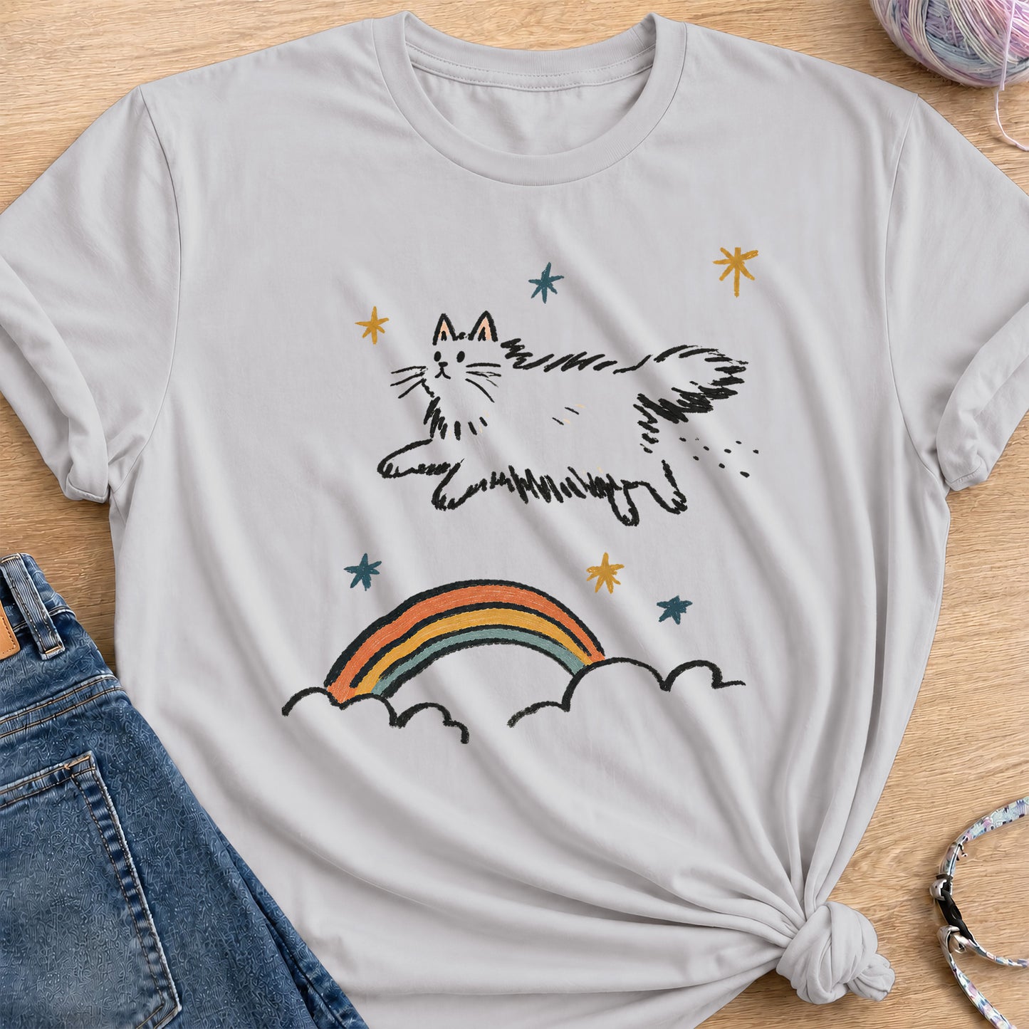 Cloud Nine T-Shirt — Ice Grey