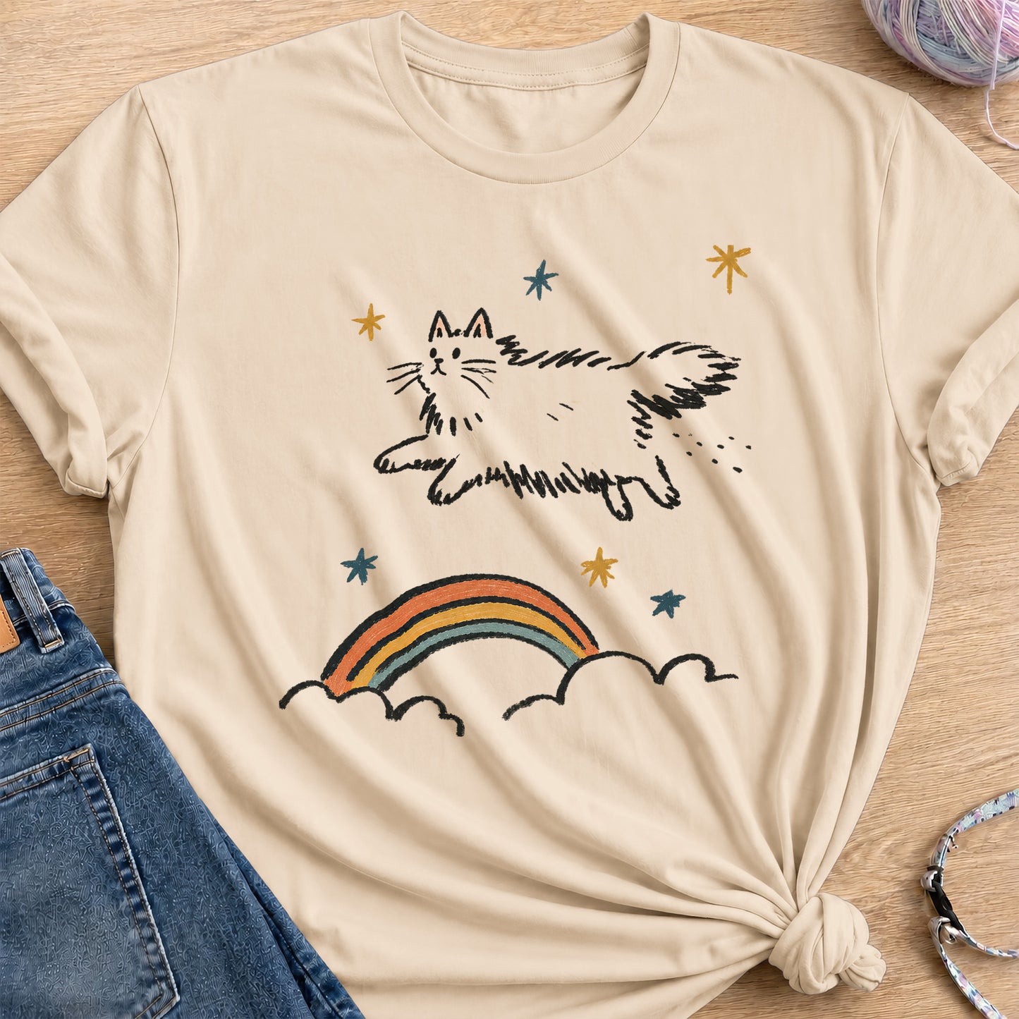 Cloud Nine T-Shirt — Sand