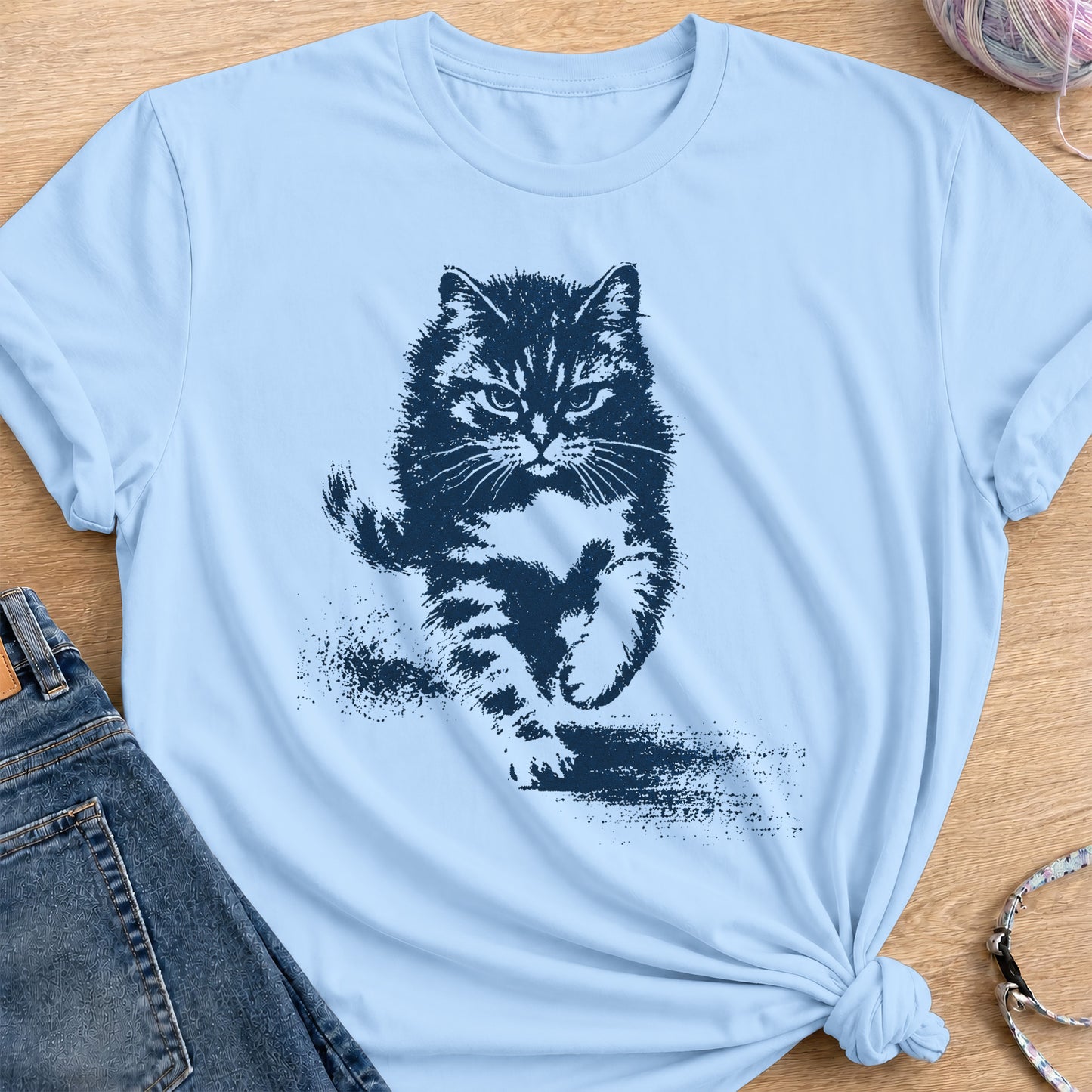 Fearless Approach T-Shirt — Light Blue