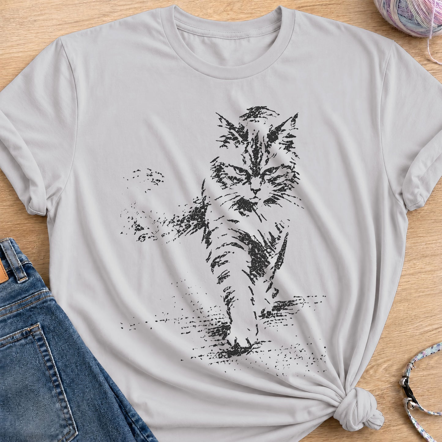 Soft Steps T-Shirt — Ice Grey