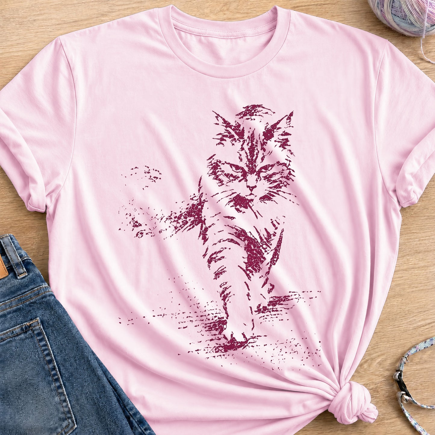 Soft Steps T-Shirt — Light Pink