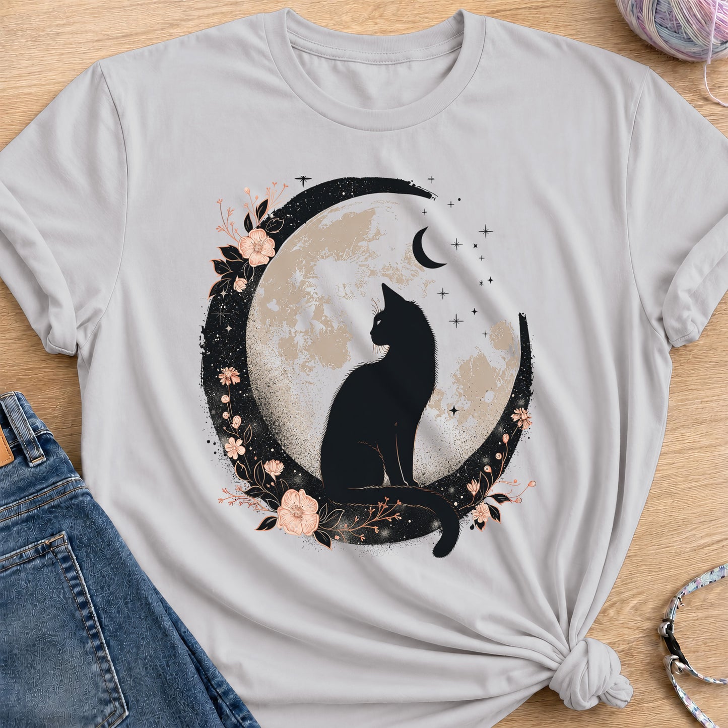 Moon Guardian T-Shirt — Ice Grey
