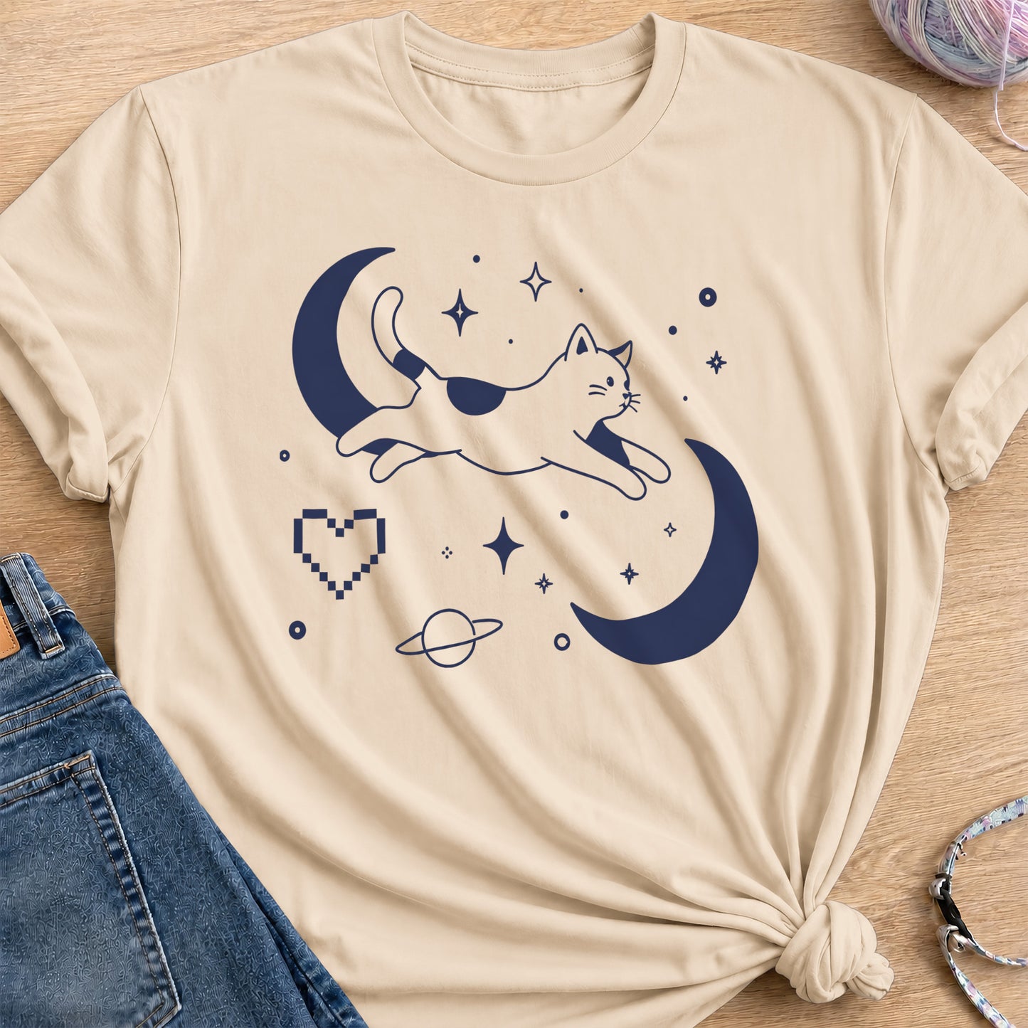 Moon Hopper T-Shirt — Sand
