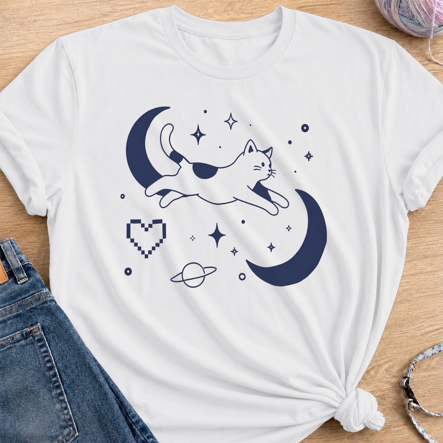 Moon Hopper T-Shirt — White