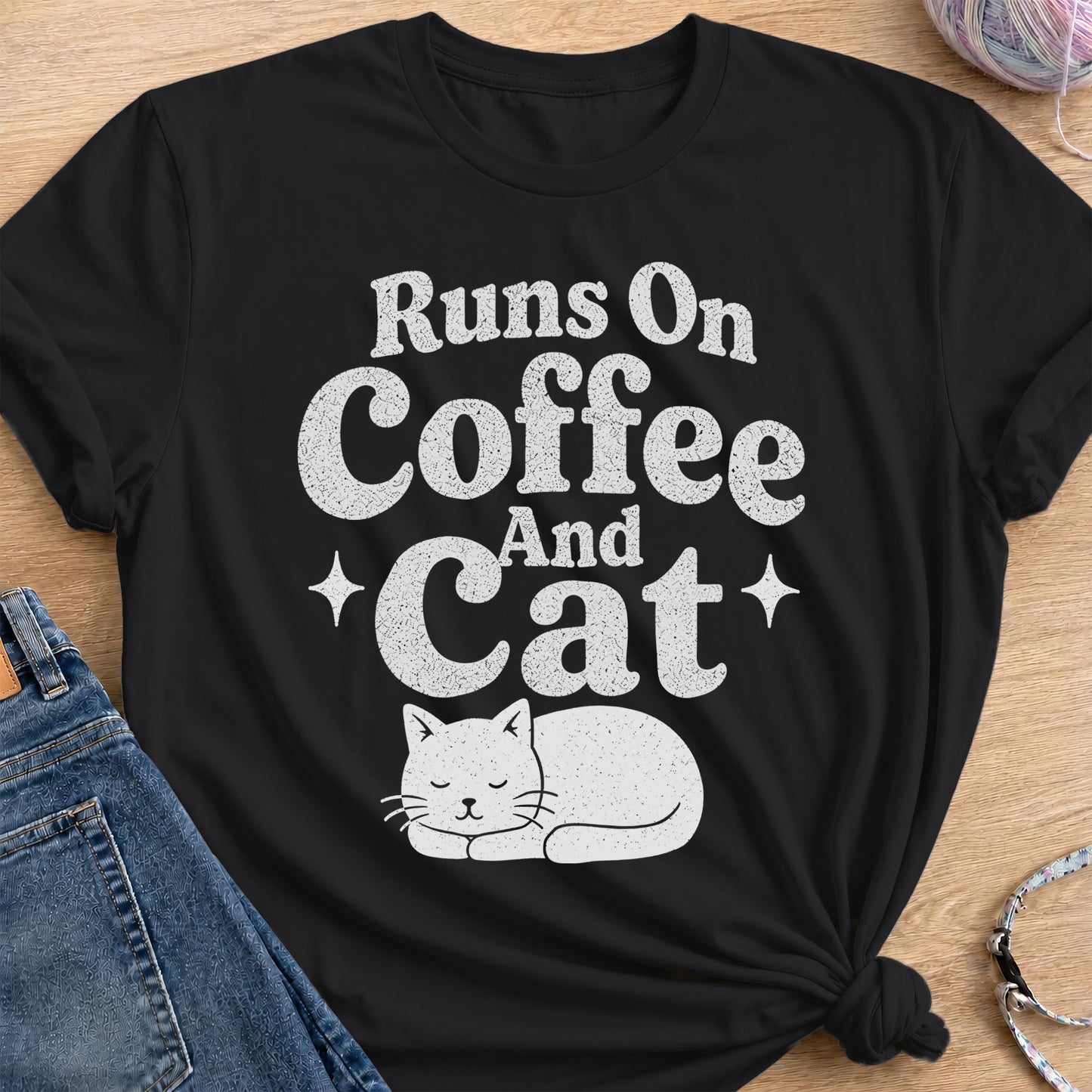 Coffee Fuel T-Shirt — Black