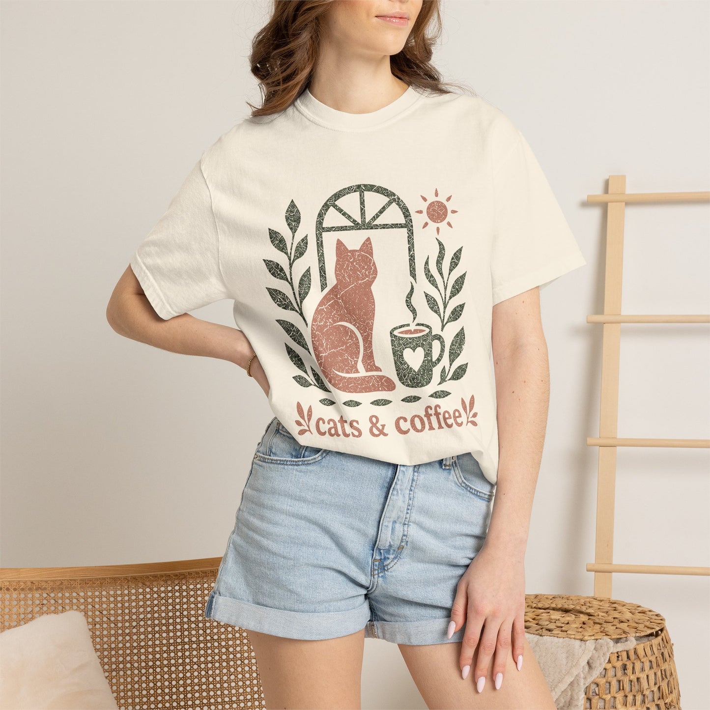 Cats and Coffee T-Shirt