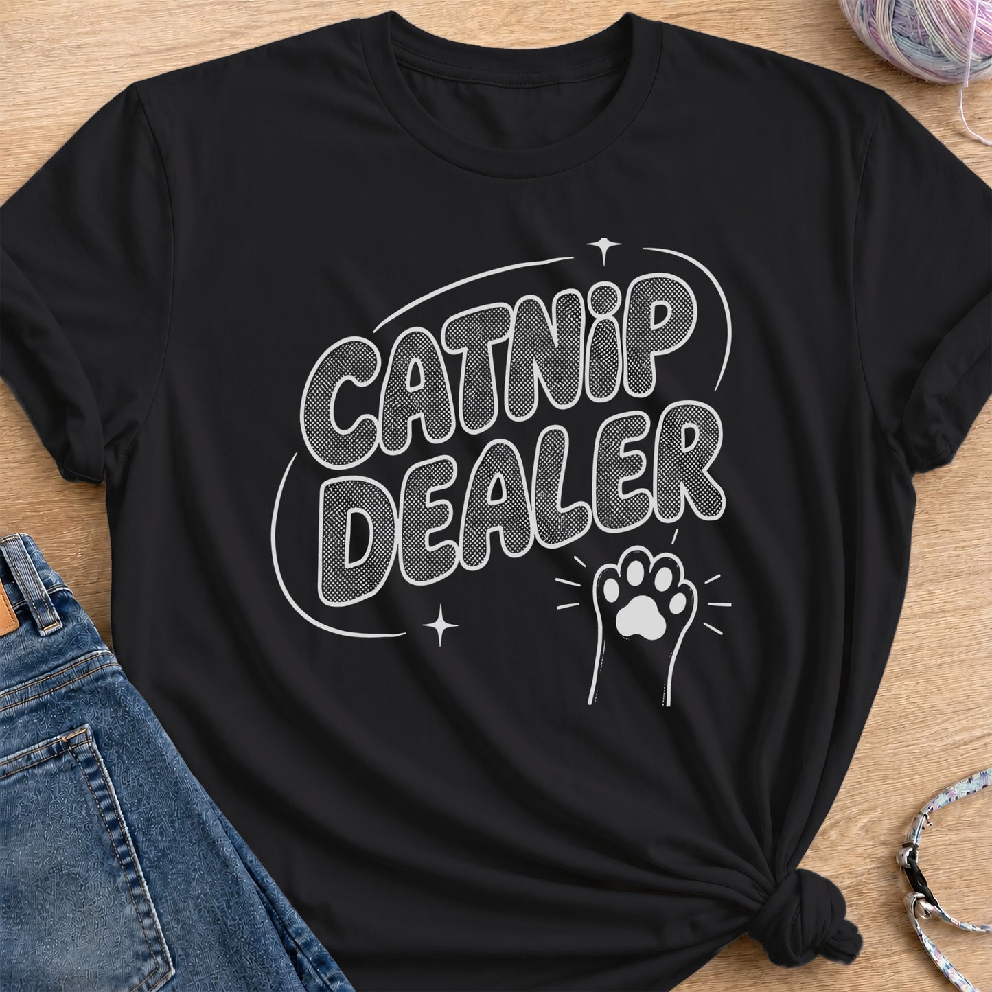Catnip Dealer II T-Shirt — Black
