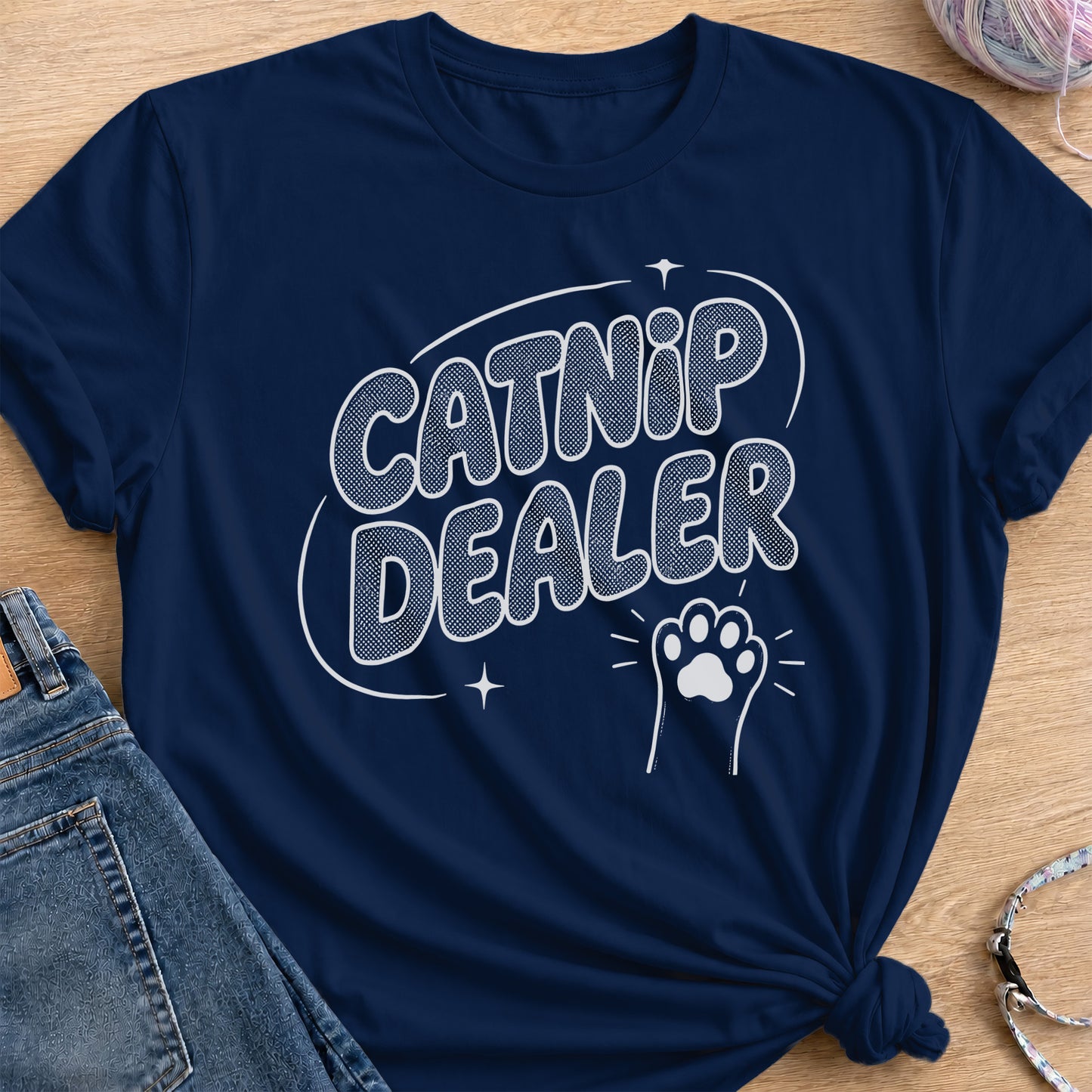 Catnip Dealer II T-Shirt — Navy