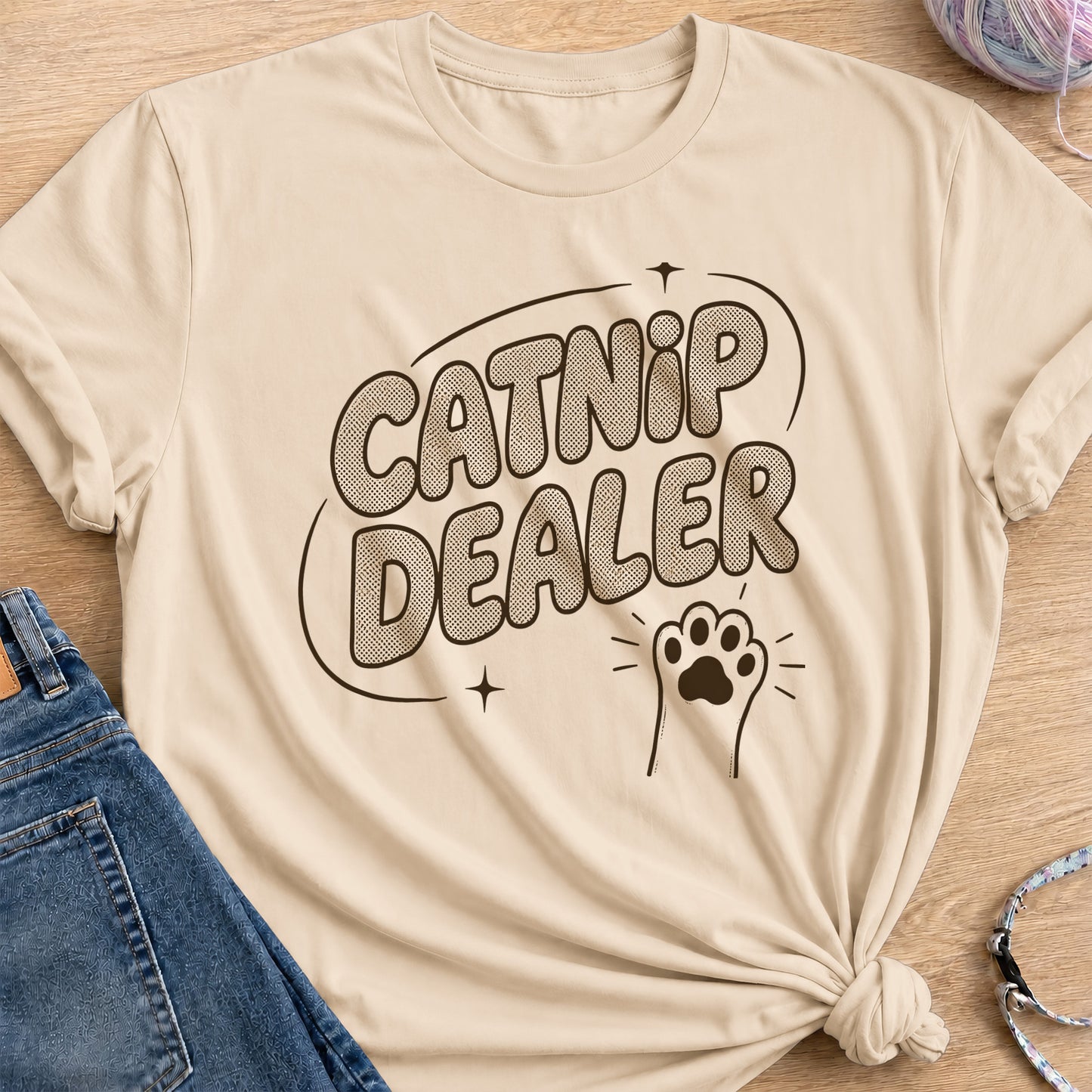 Catnip Dealer II T-Shirt — Sand