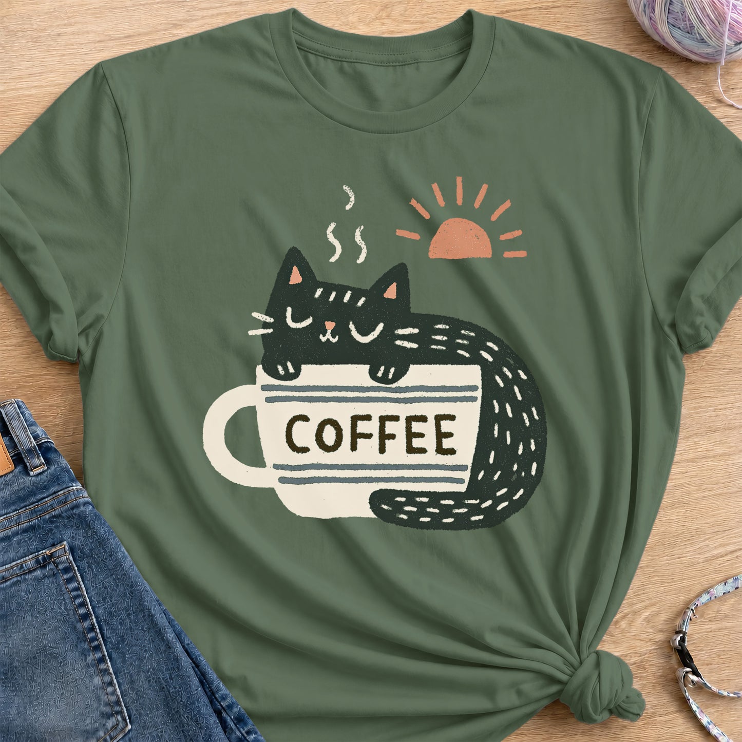Mug Loaf T-Shirt — Military Green