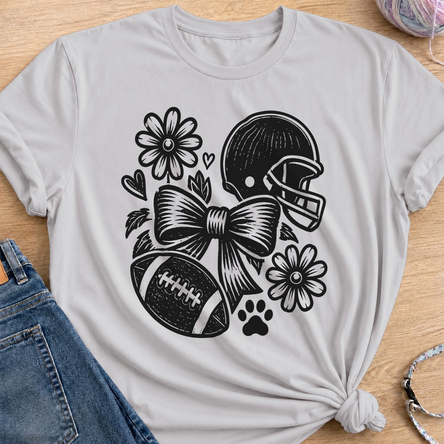 Game Day T-Shirt — Ice Grey