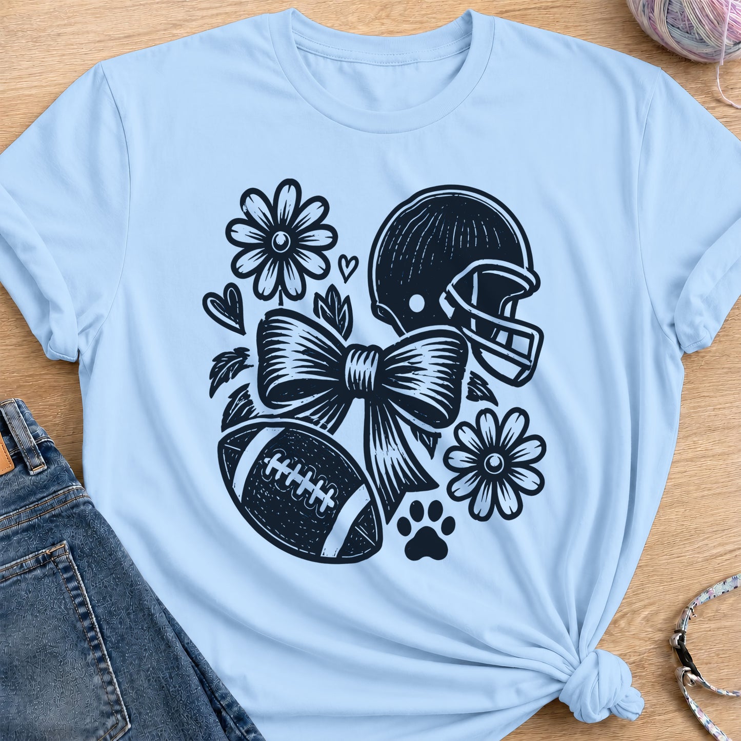 Game Day T-Shirt — Light Blue