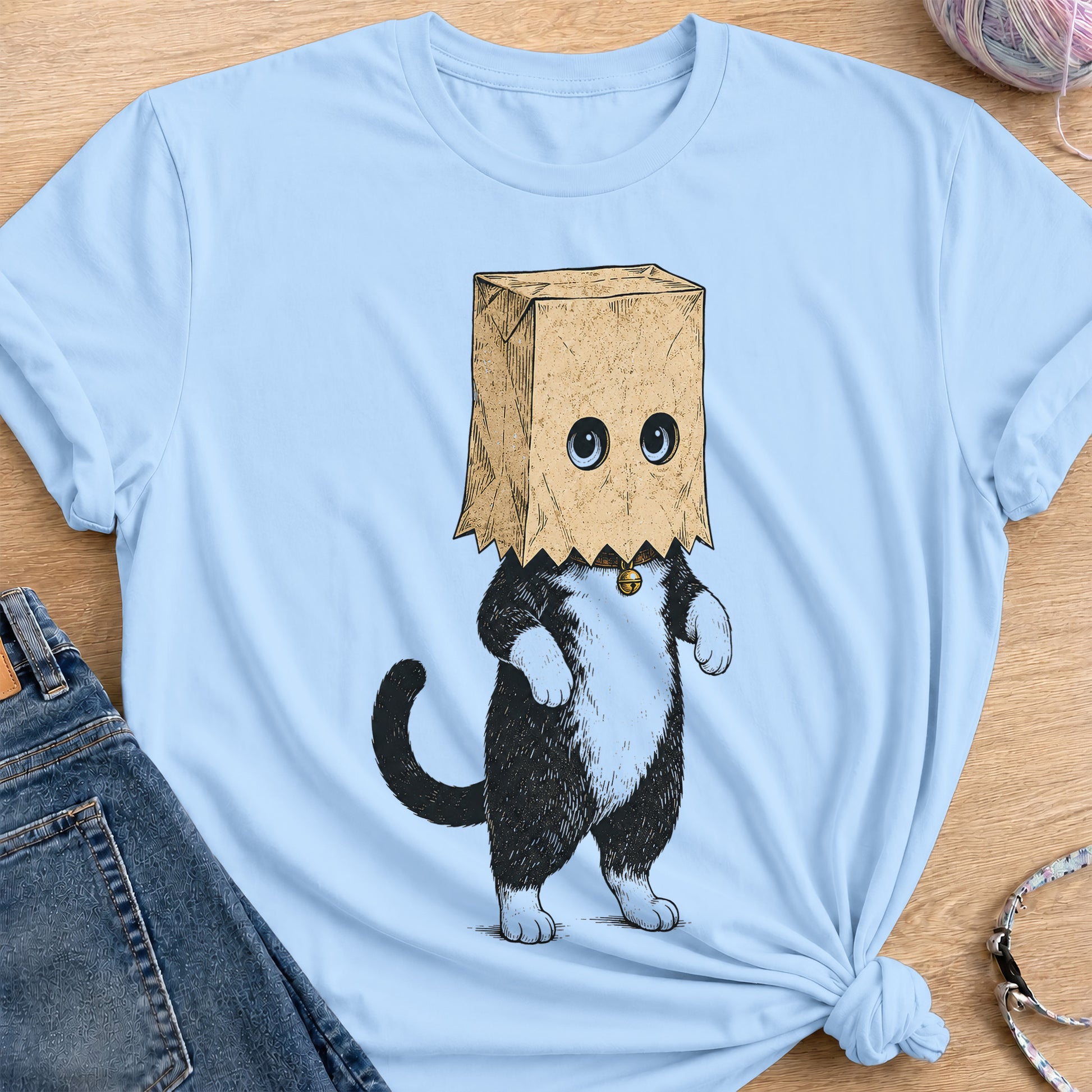 Baghead T-Shirt — Light Blue