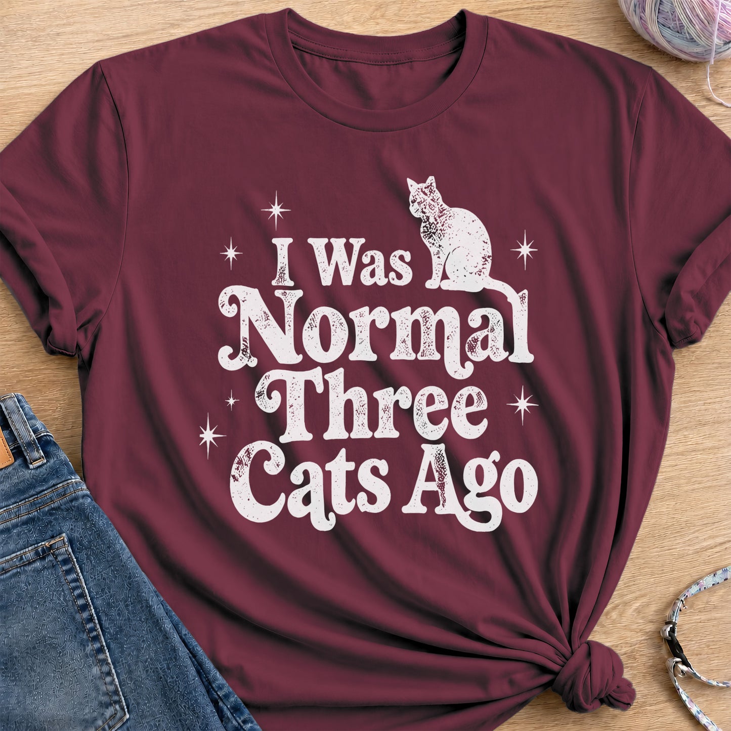 Once Normal T-Shirt — Maroon