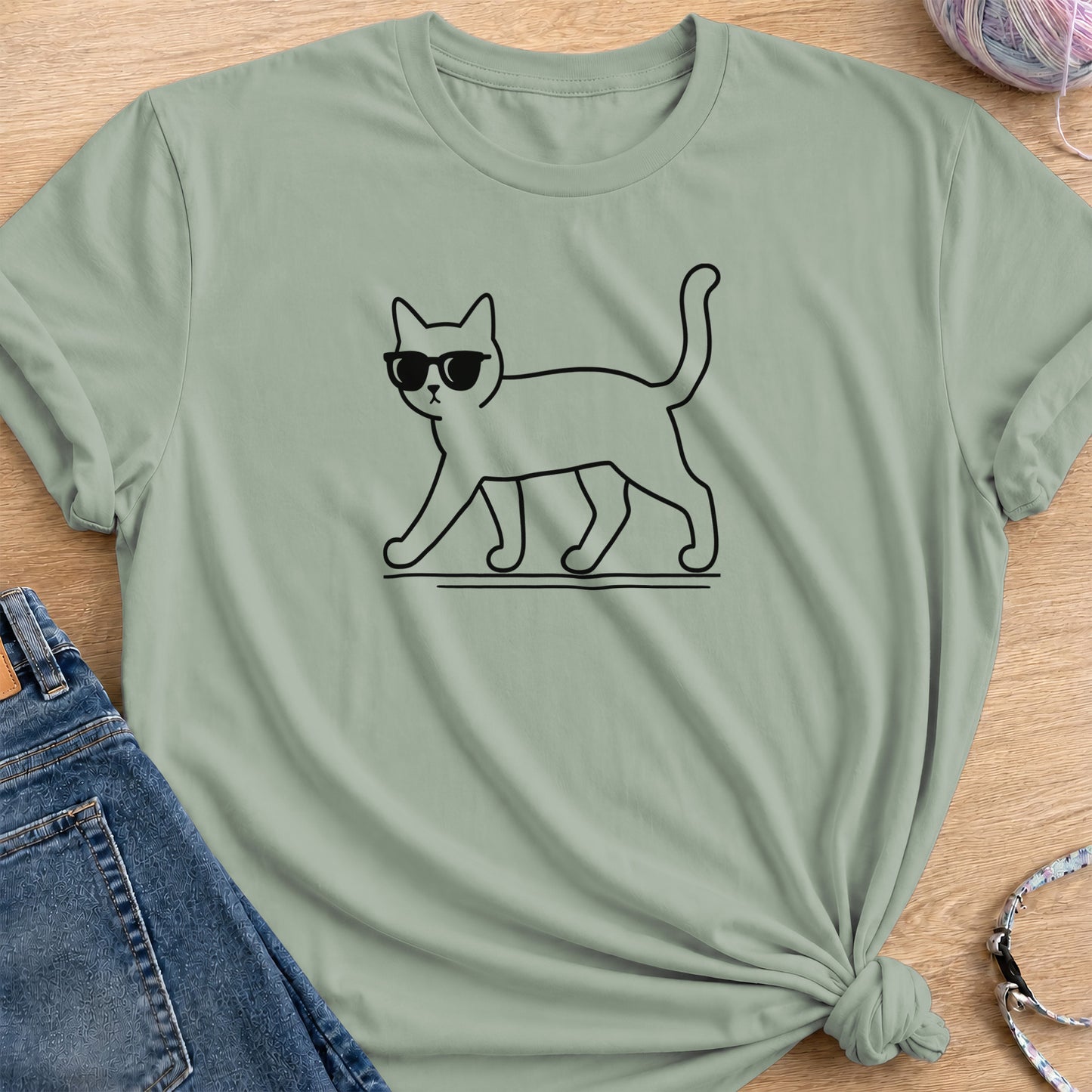 Sunglasses T-Shirt — Sage