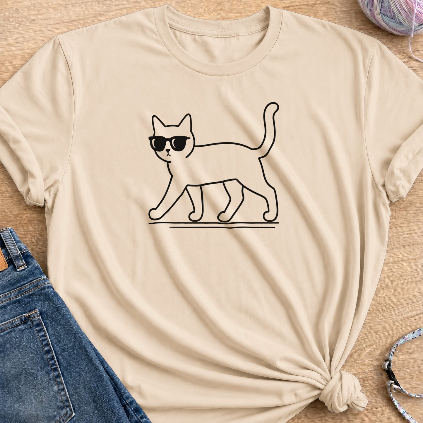 Sunglasses T-Shirt — Sand