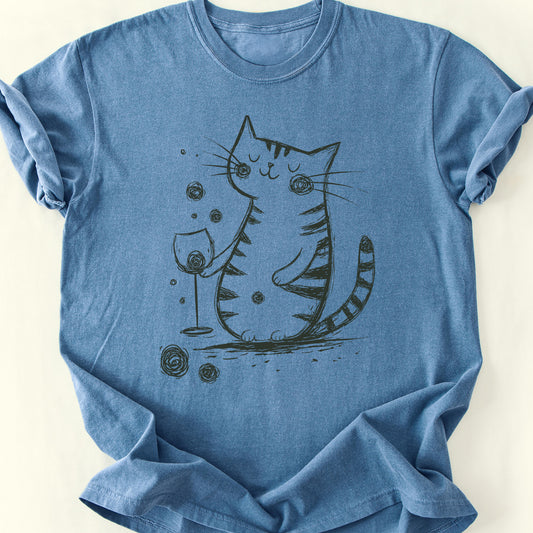 Treat Yourself T-Shirt — Blue Jean