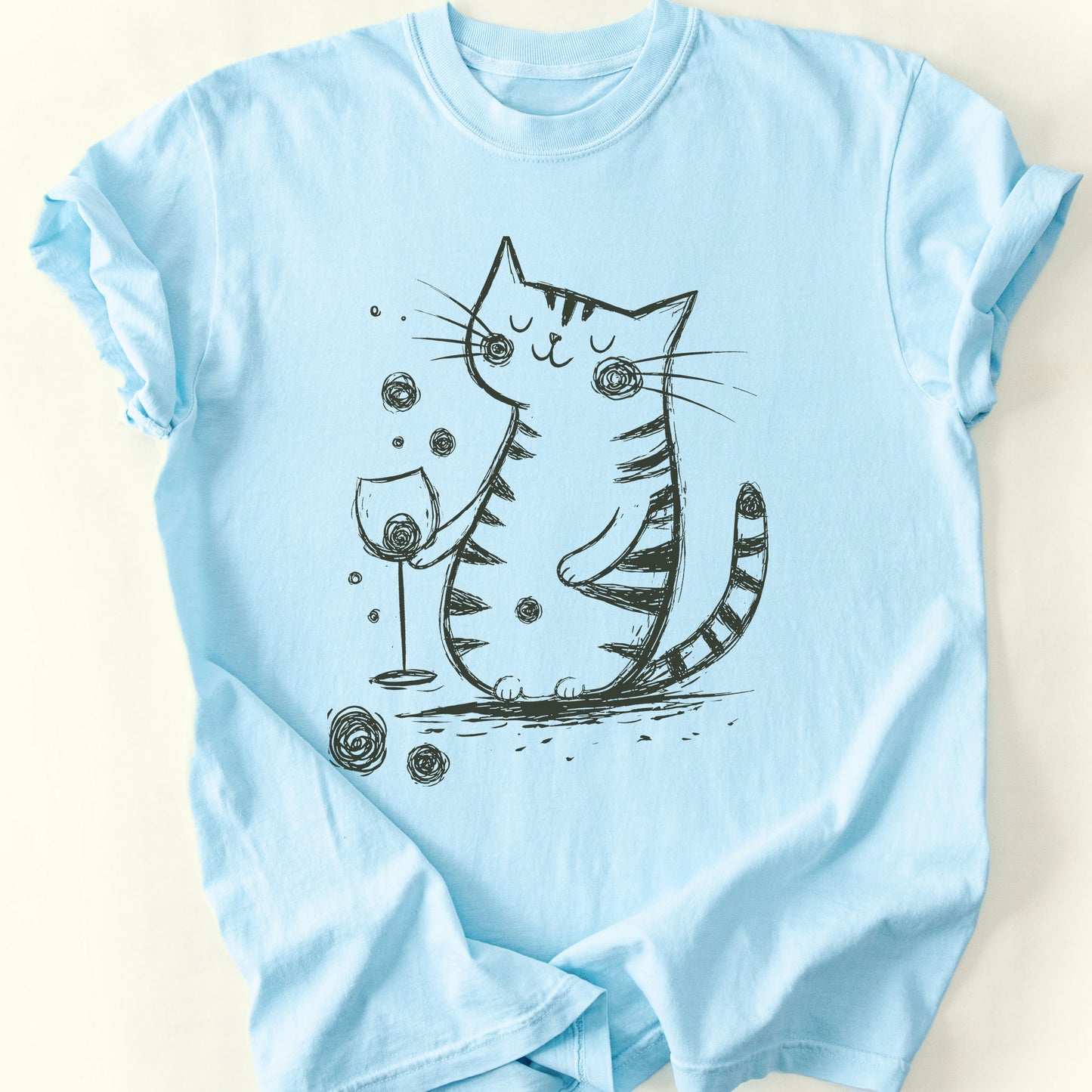 Treat Yourself T-Shirt — Chambray