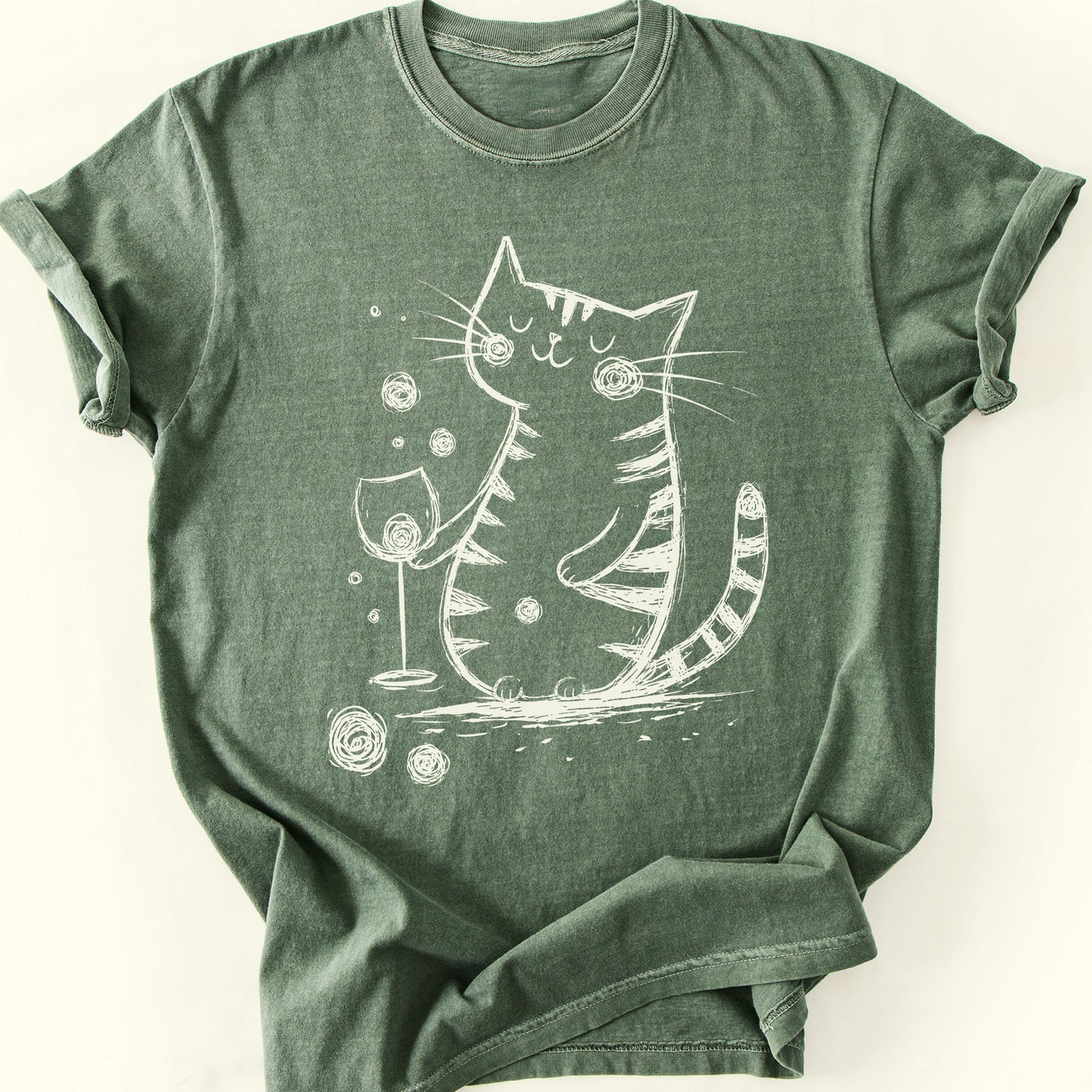 Treat Yourself T-Shirt — Moss