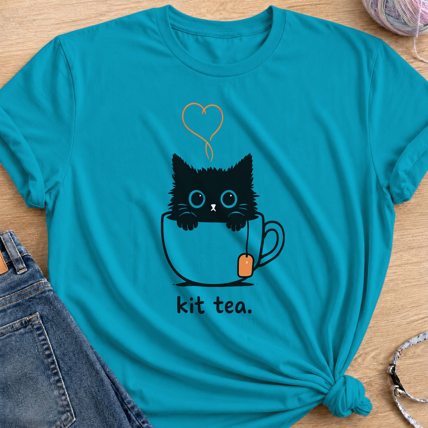 Kit Tea T-Shirt — Tropical Blue
