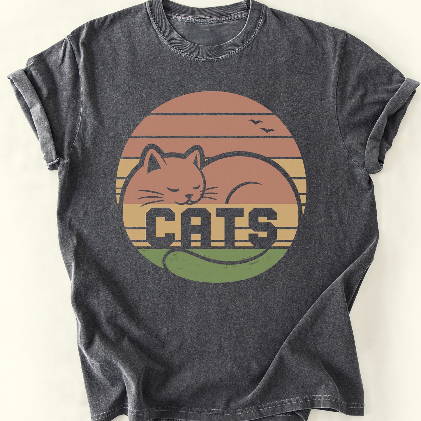 Retro Sunset T-Shirt — Pepper