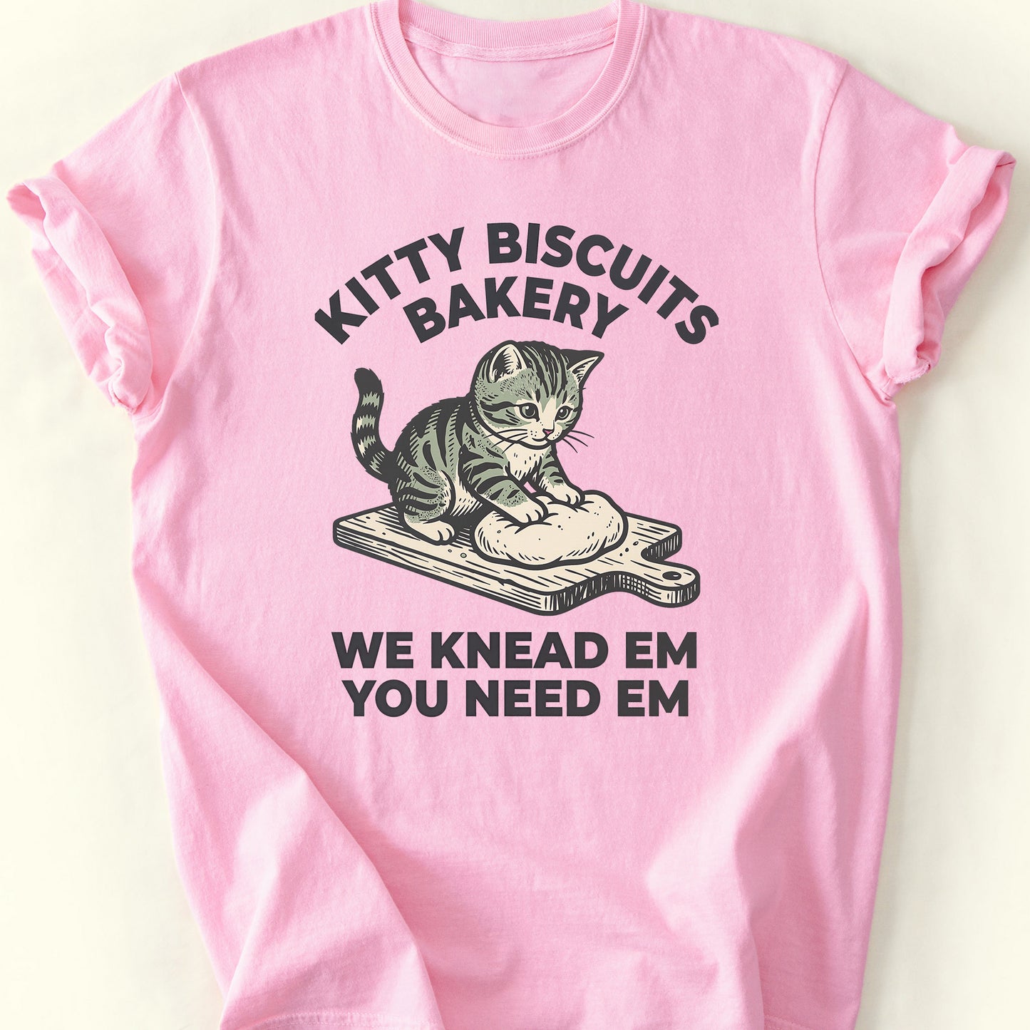 Kitty Biscuit T-Shirt — Blossom