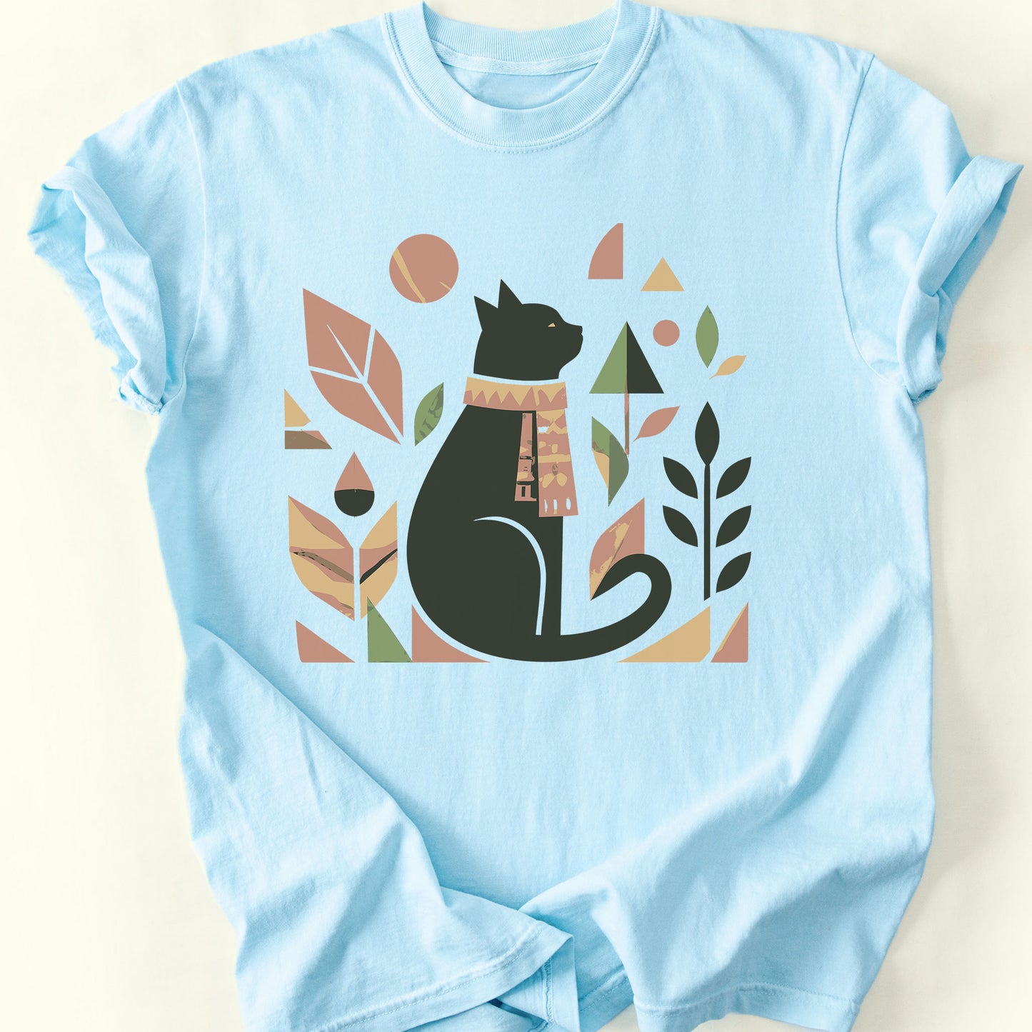 Autumn Garden T-Shirt — Chambray